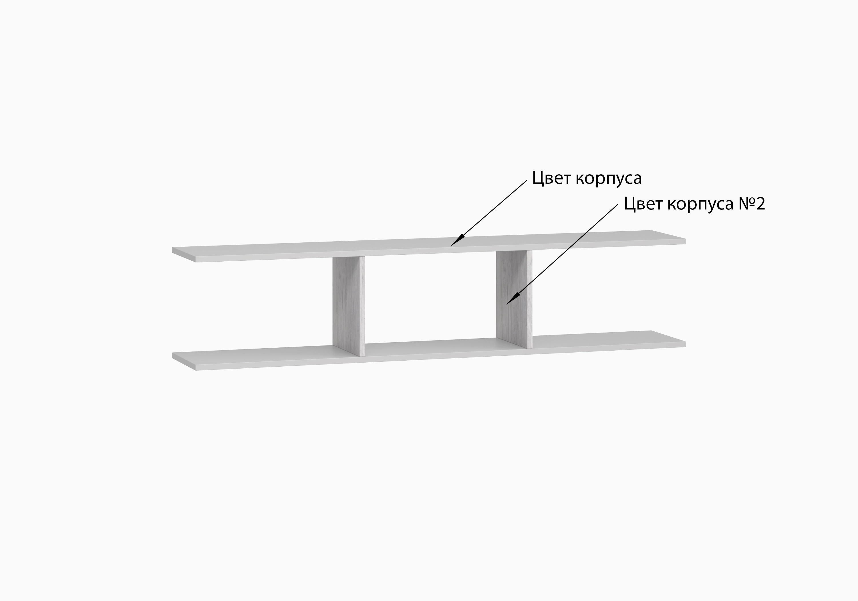 Полка Катания-1 навесная