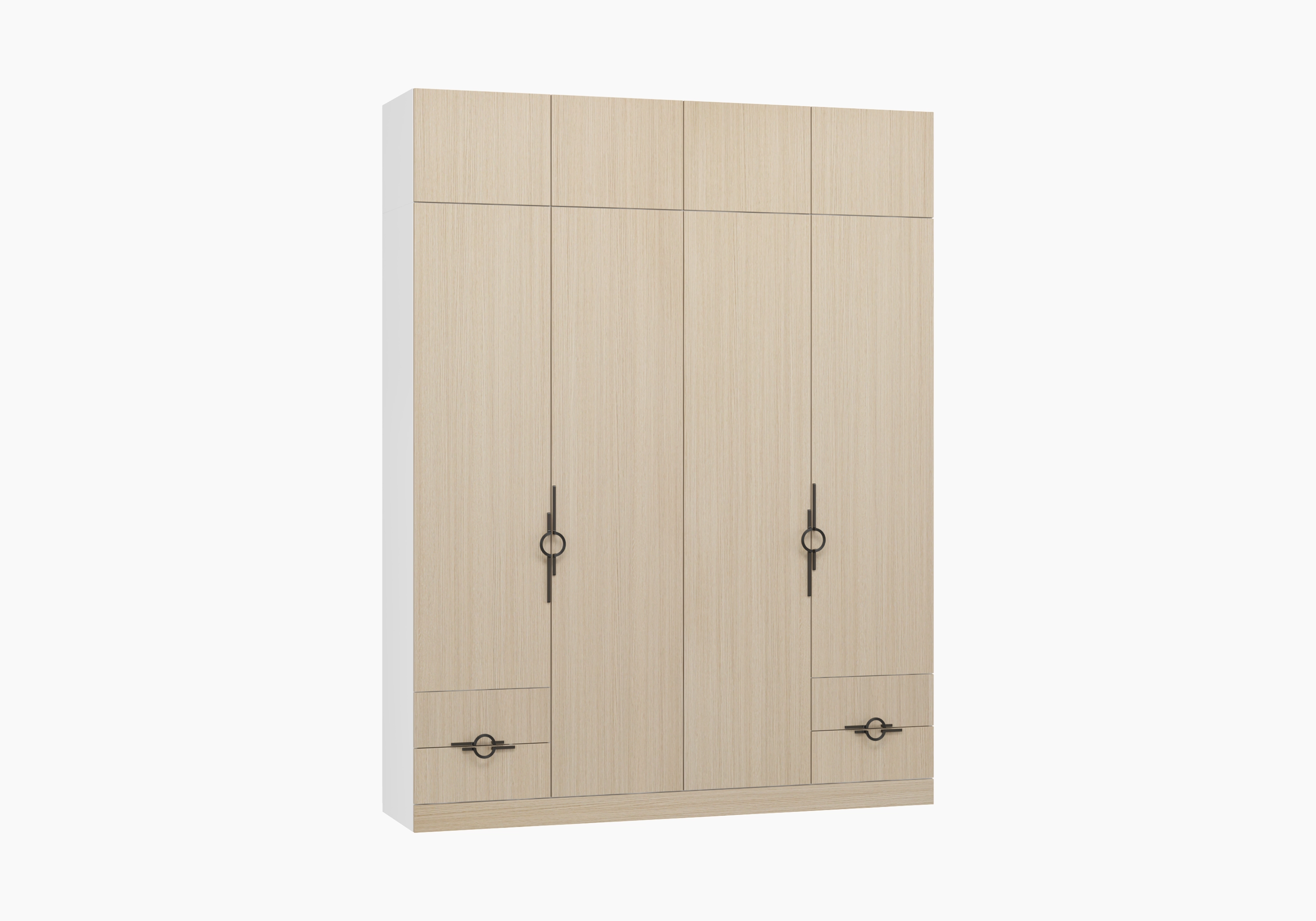 Распашной шкаф Элавия-4.4 Премиум с антресолью