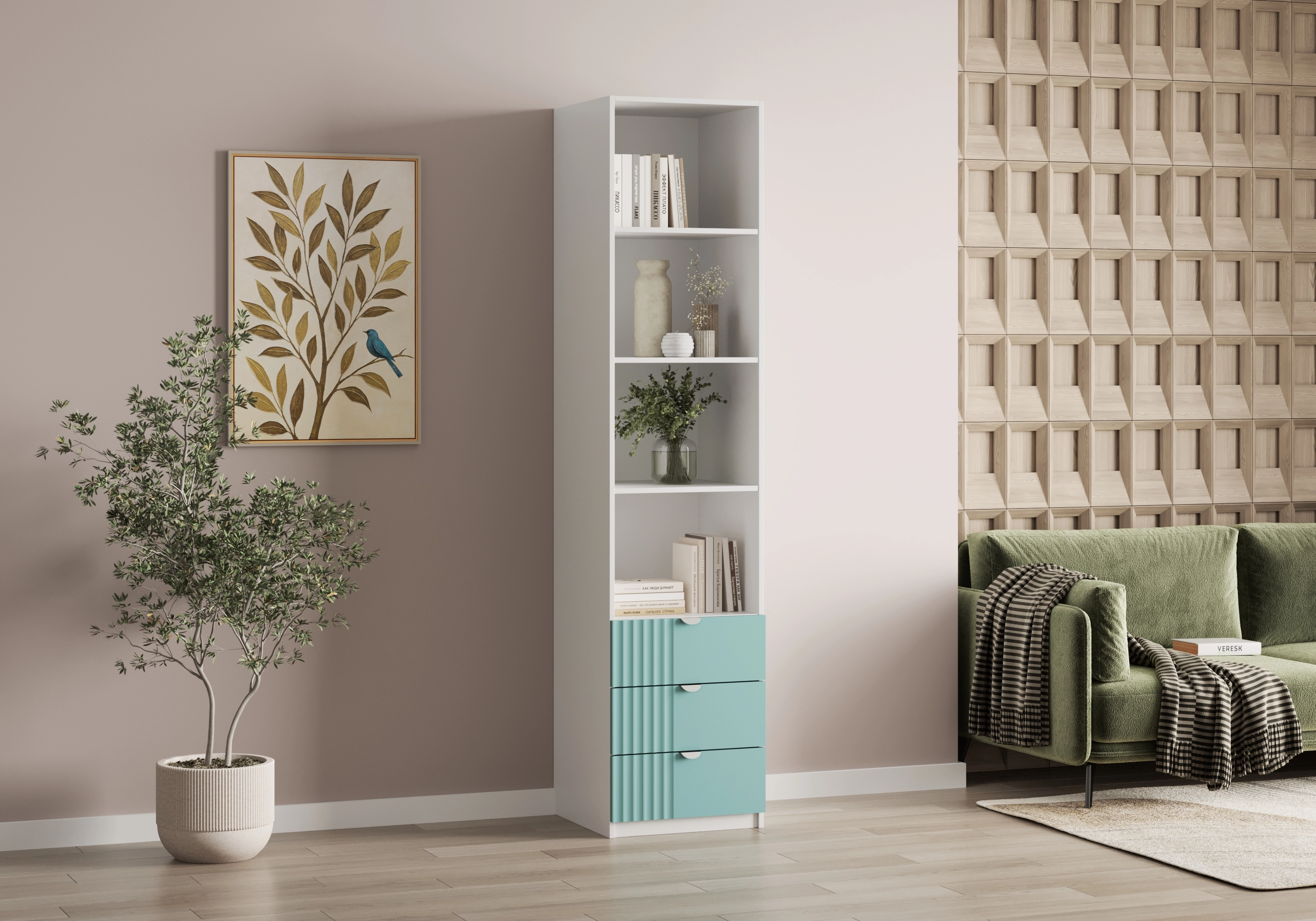 Стеллаж Санторини-1