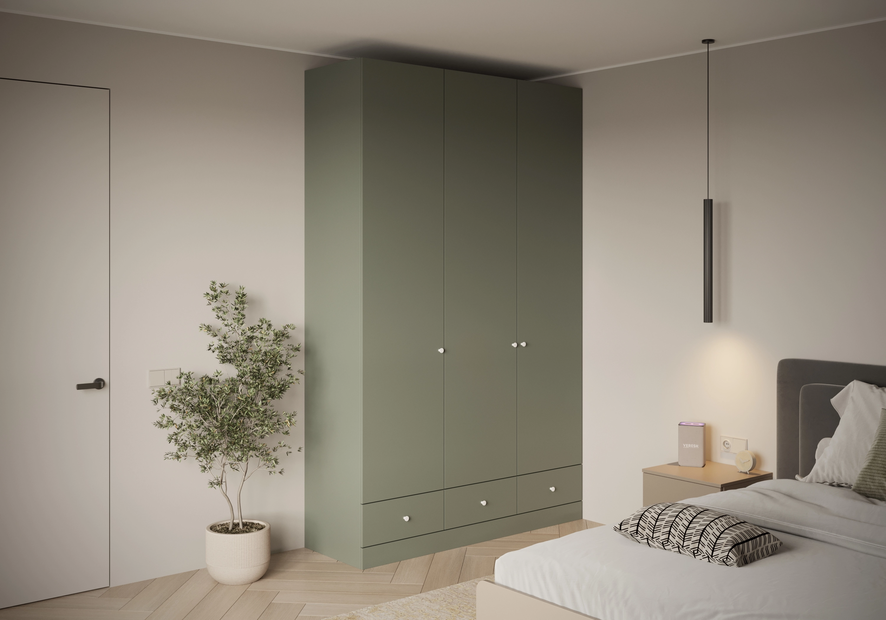 Распашной шкаф Капса-3.3.1