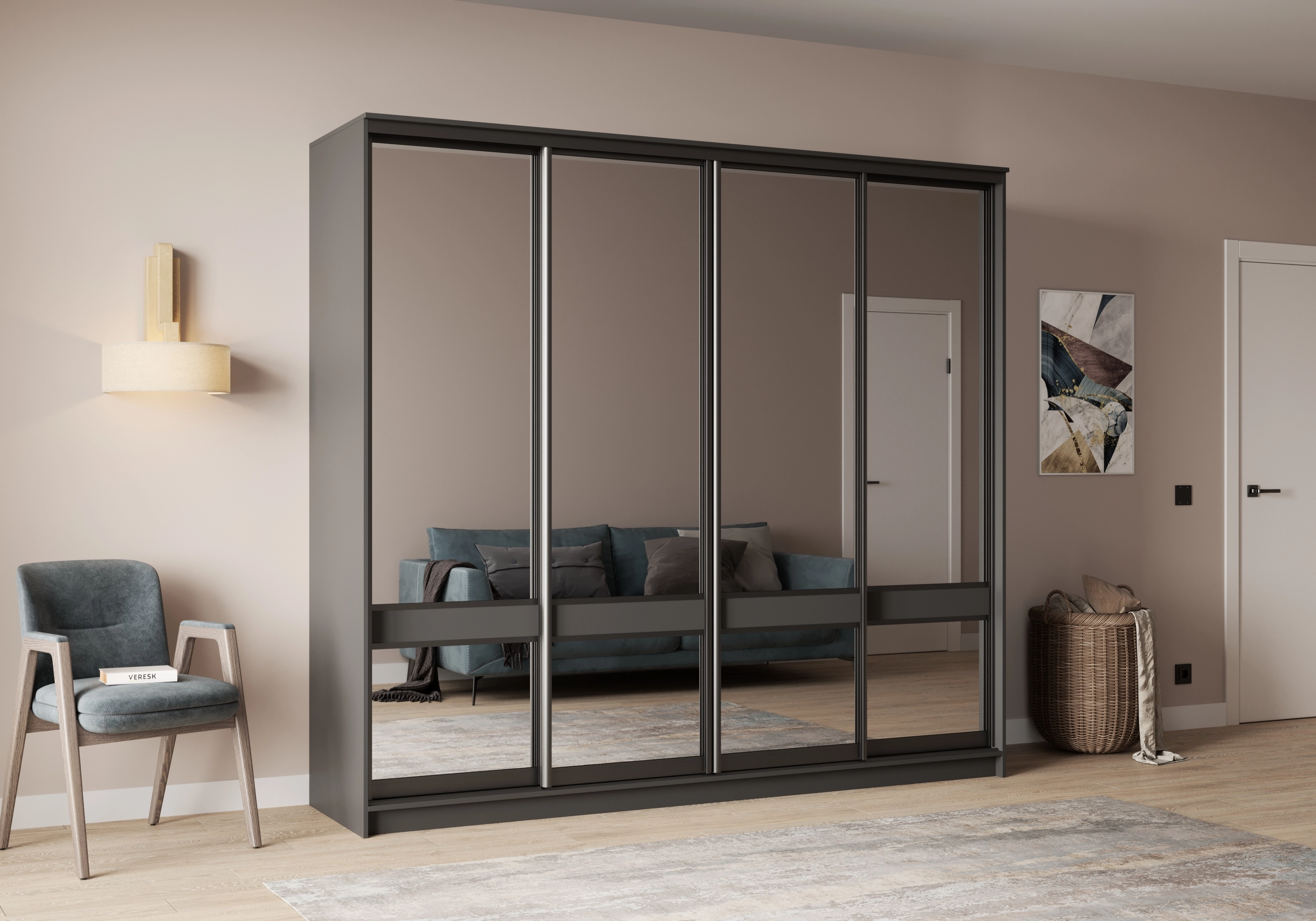 Шкаф-купе Дельмар-4