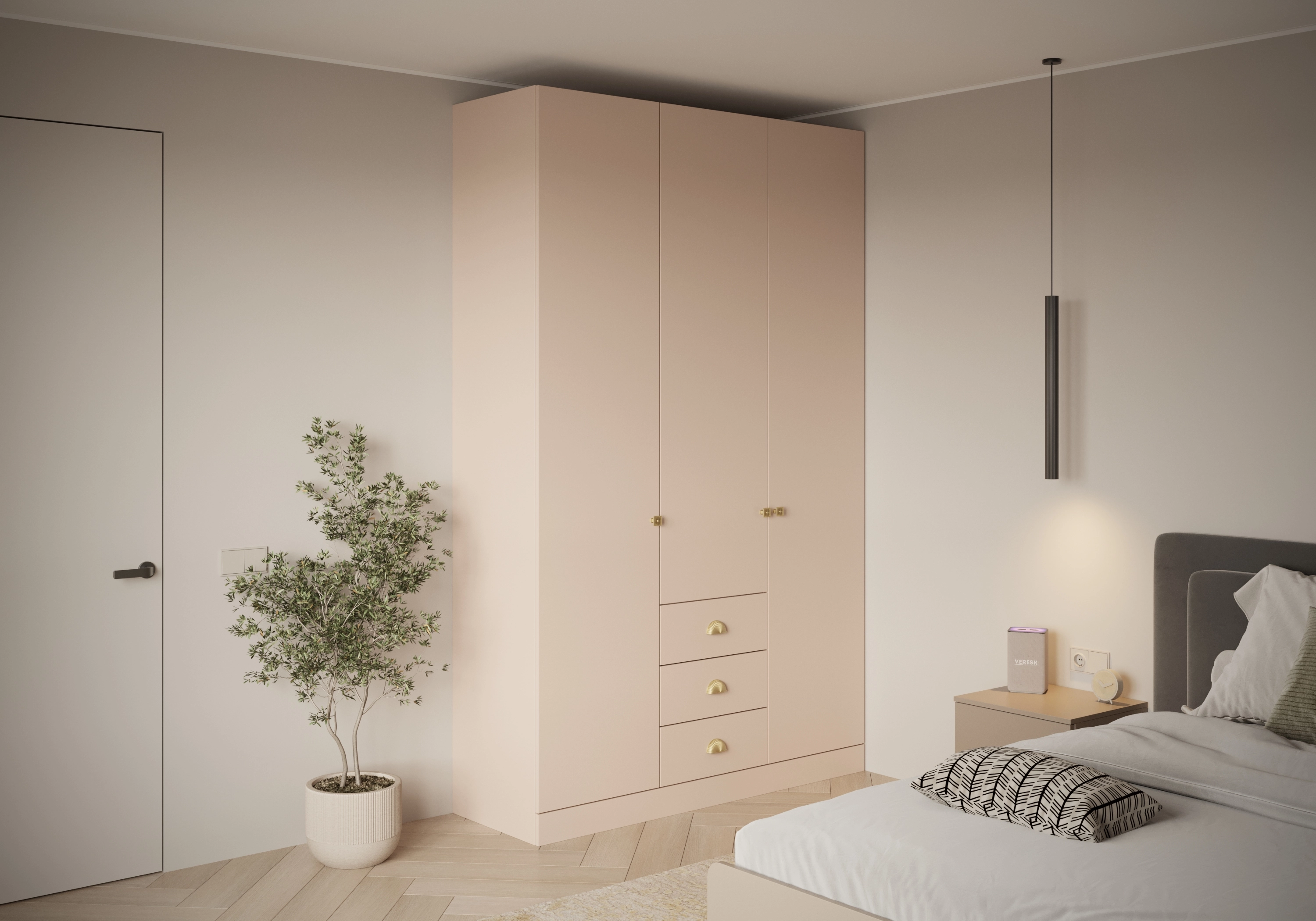 Распашной шкаф Капса-3.1.3