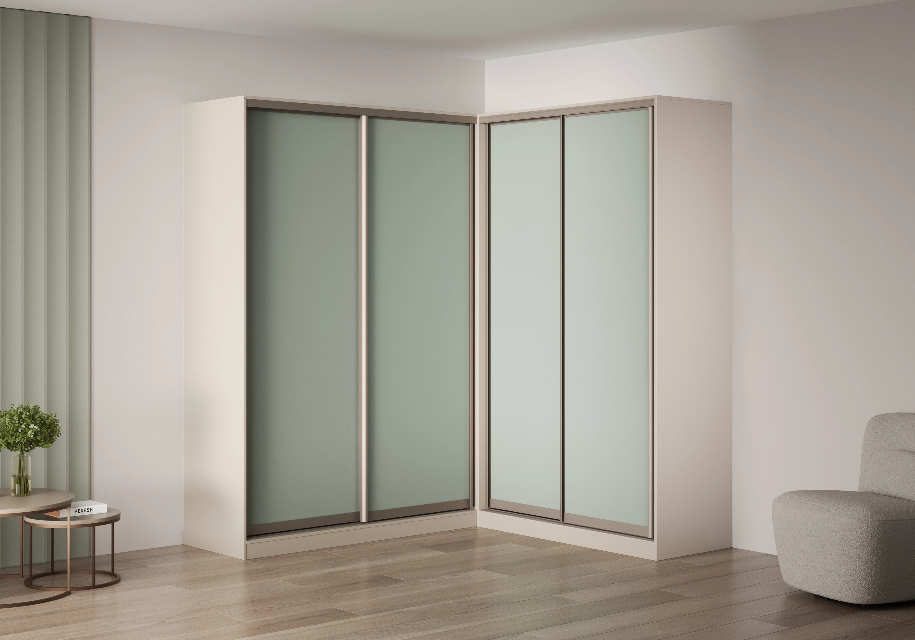 Шкаф-купе угловой Борден-6-6 2000 Премиум