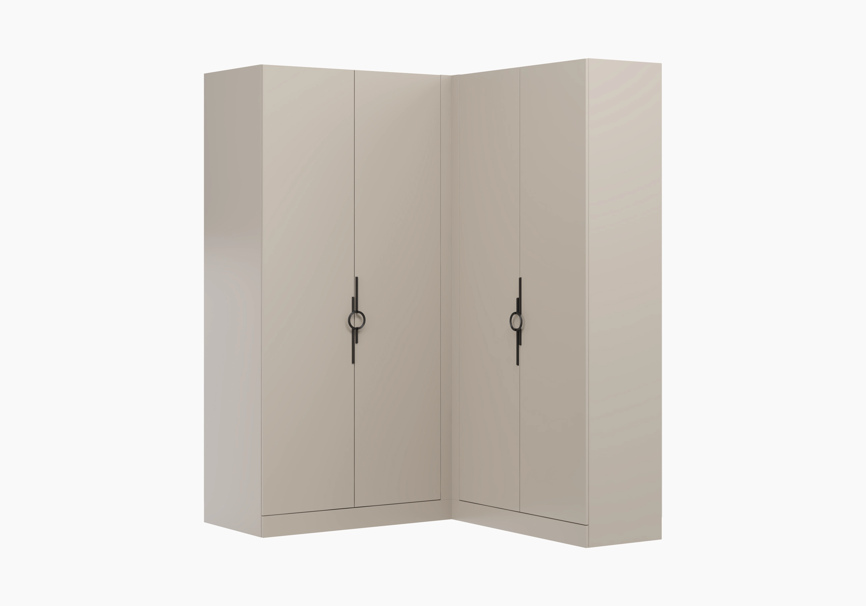 Распашной шкаф угловой Элавия-2-450