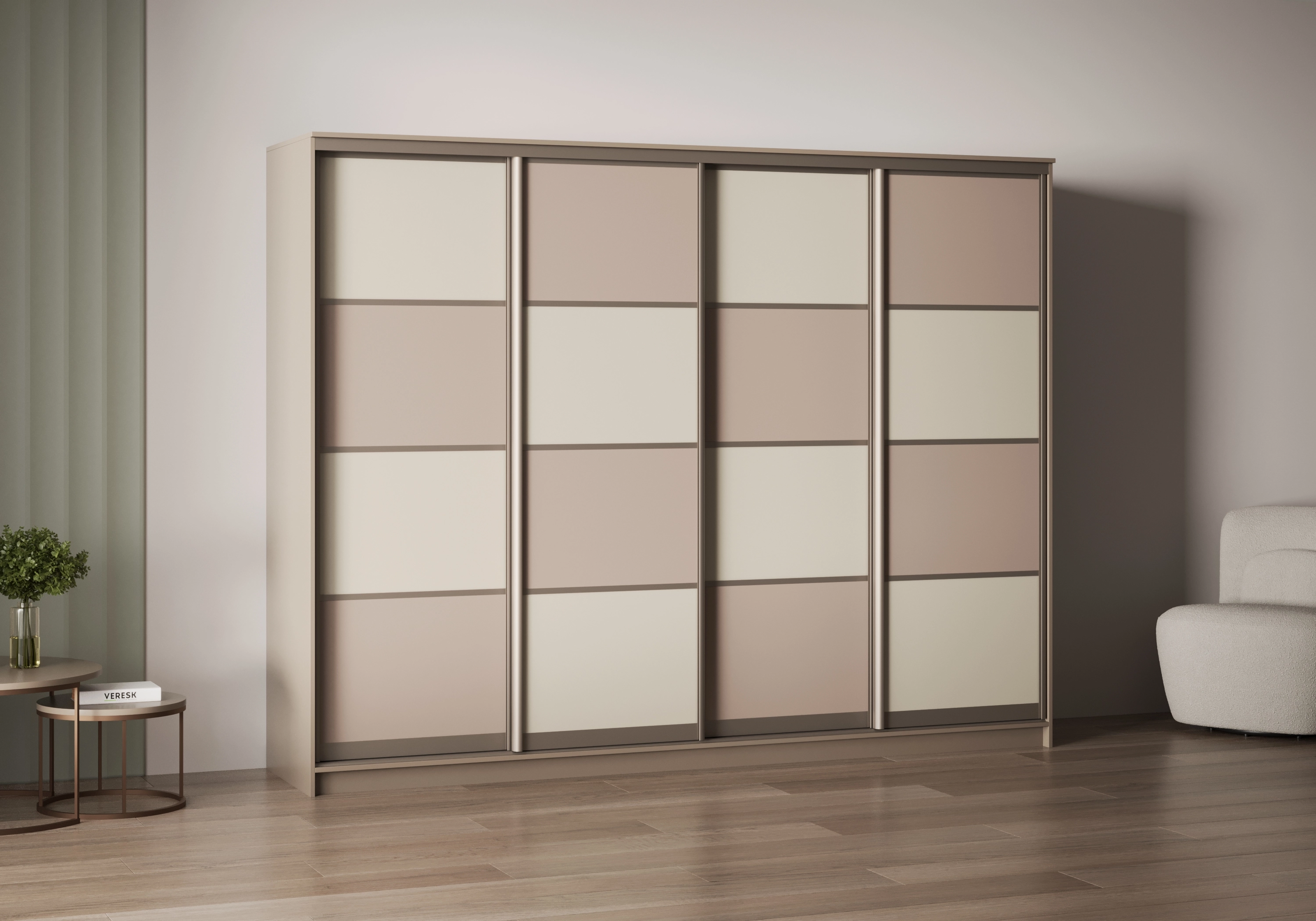 Шкаф-купе Борден-4-3 Премиум