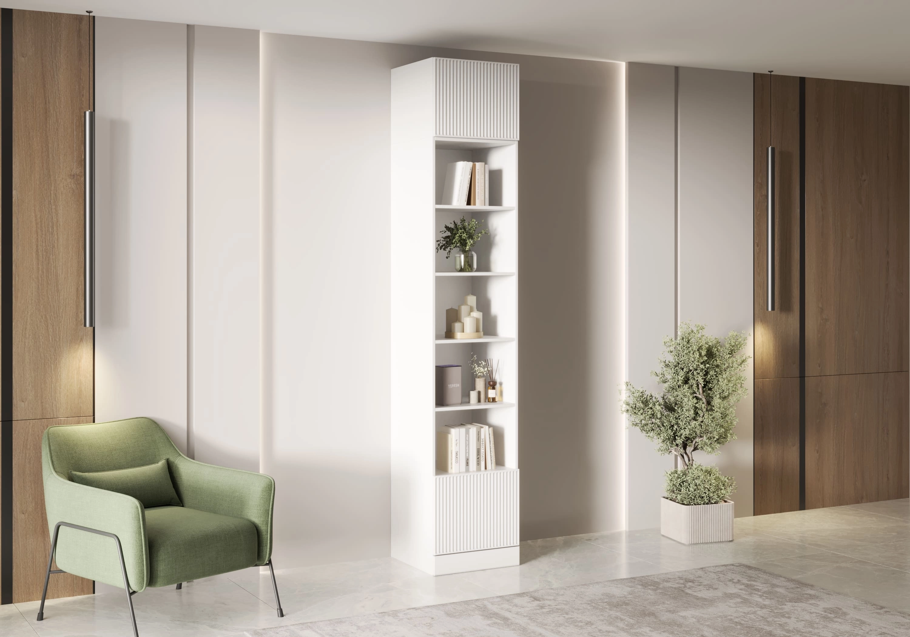 Стеллаж Дарио-1.1 с антресолью - фото №1