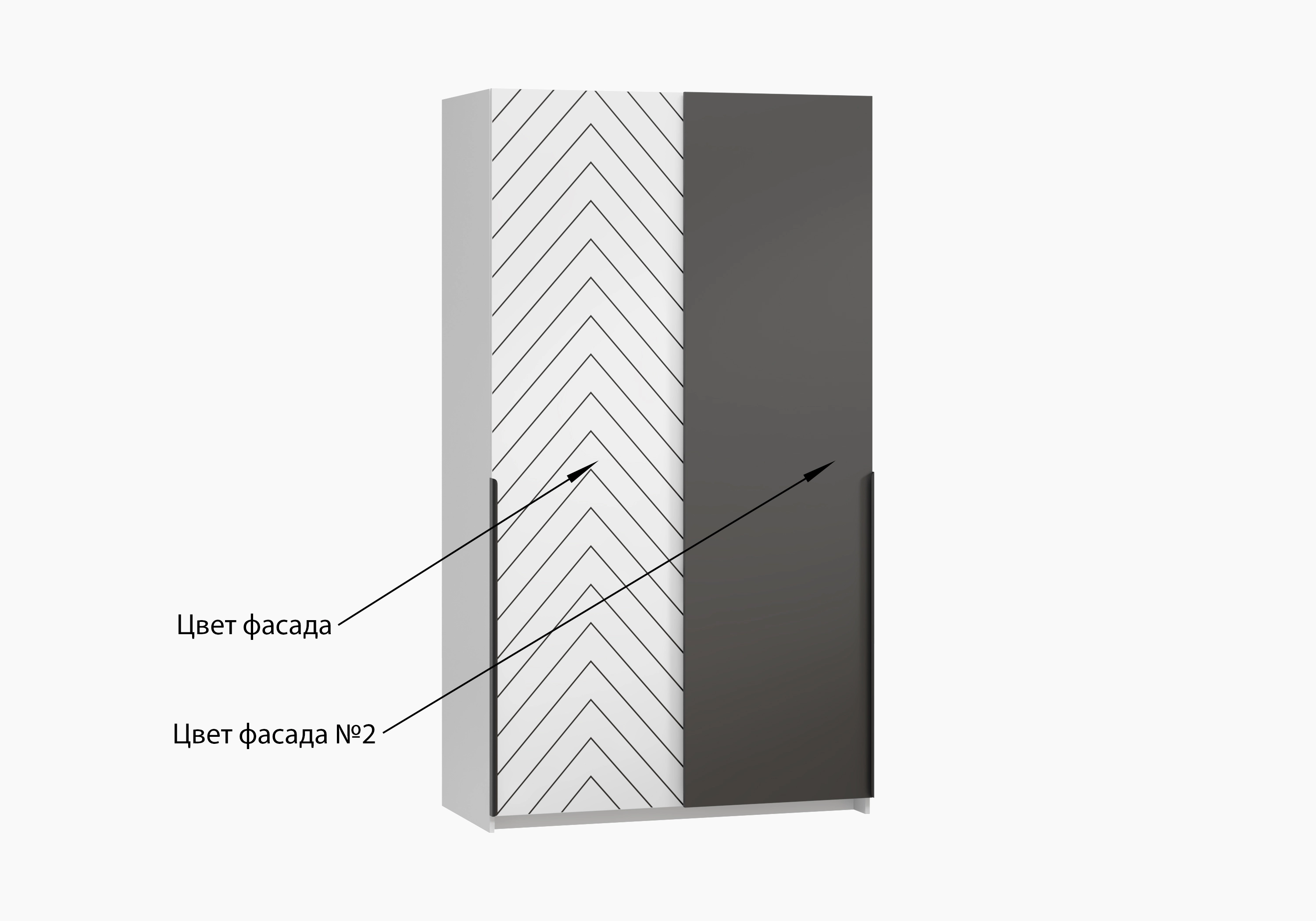 Шкаф-купе Салленс-2-3 Декор 1