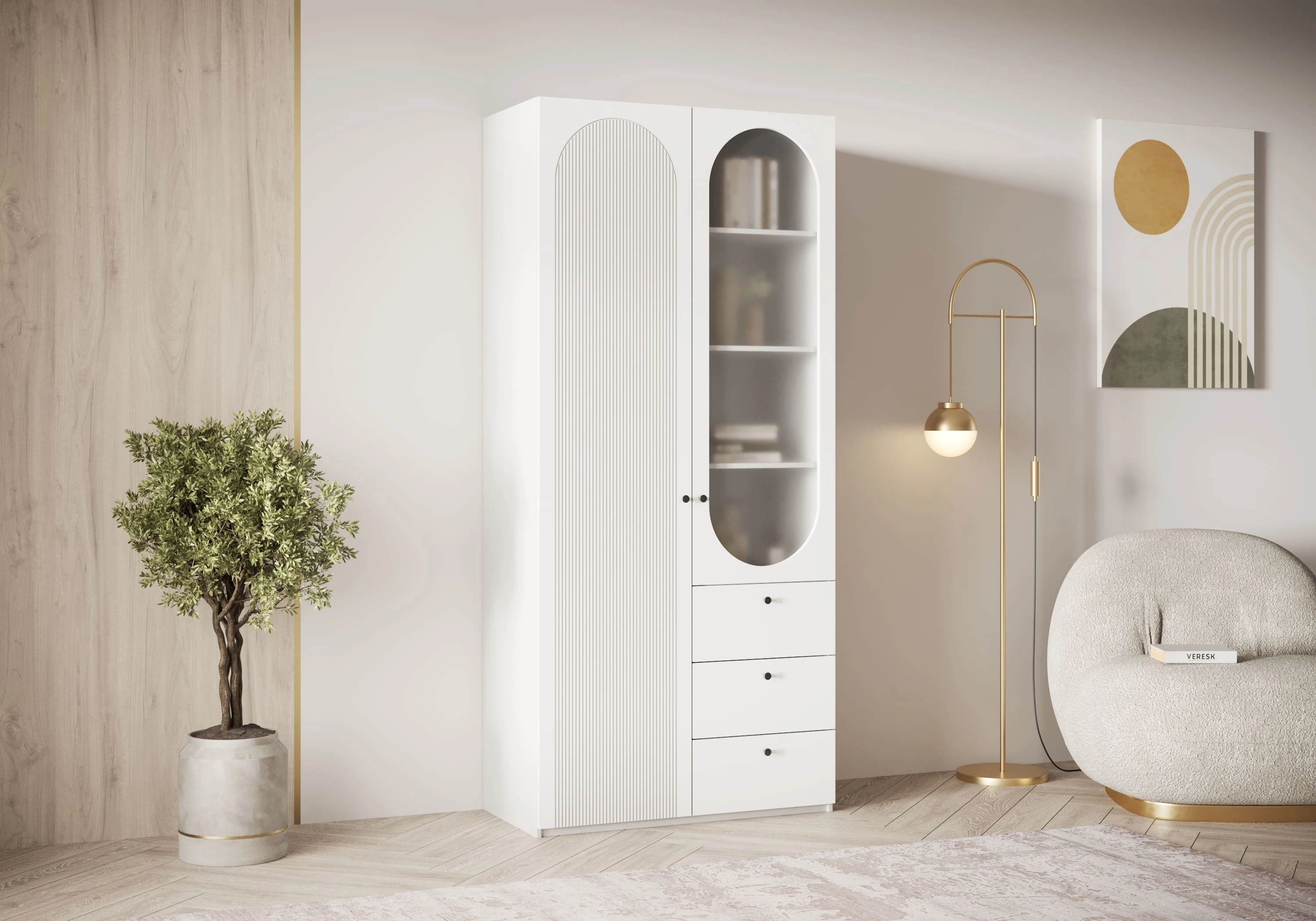 Витрина Лесама-2.3 Декор 1