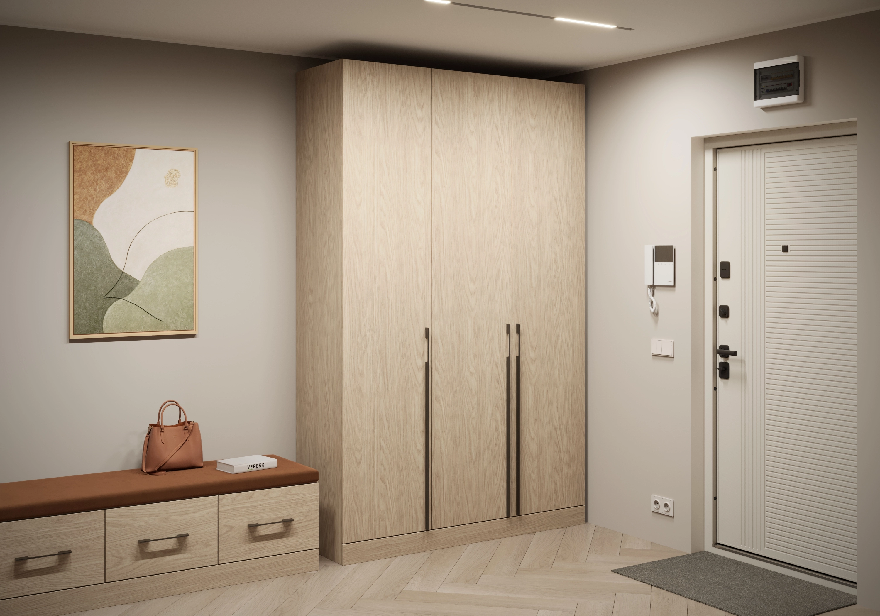 Распашной шкаф Капса-3