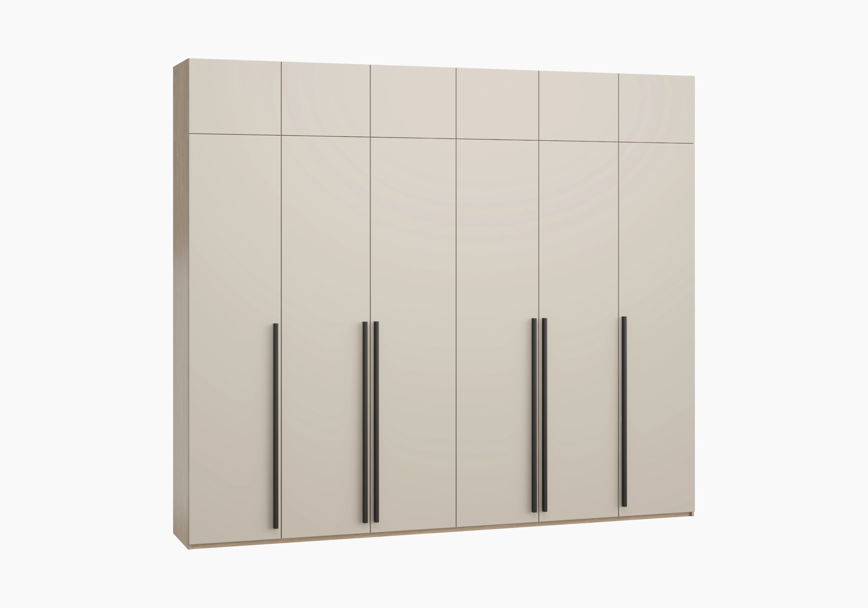 Распашной шкаф Лорэна-6.1 Премиум с антресолью