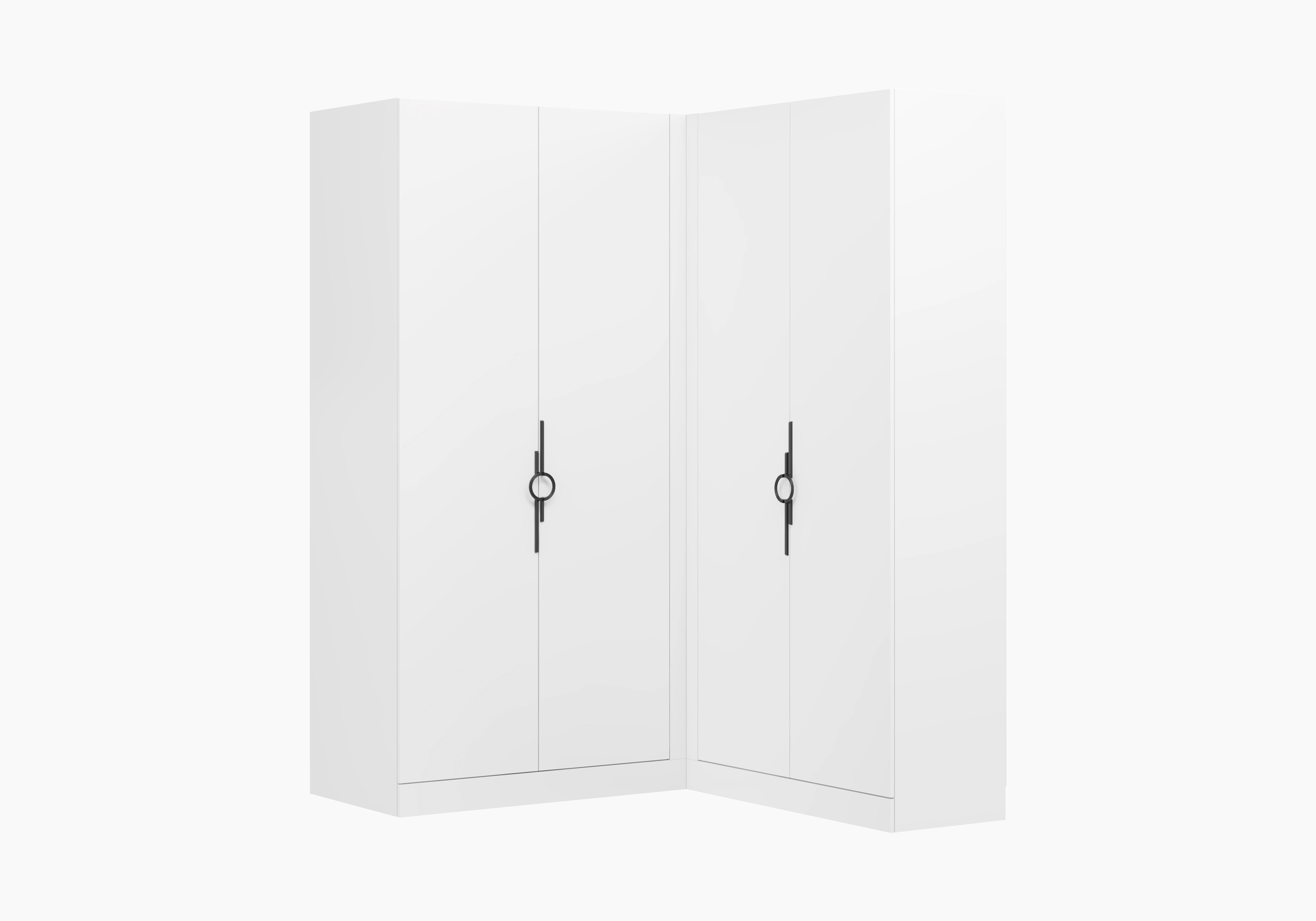 Распашной шкаф угловой Элавия-2-450