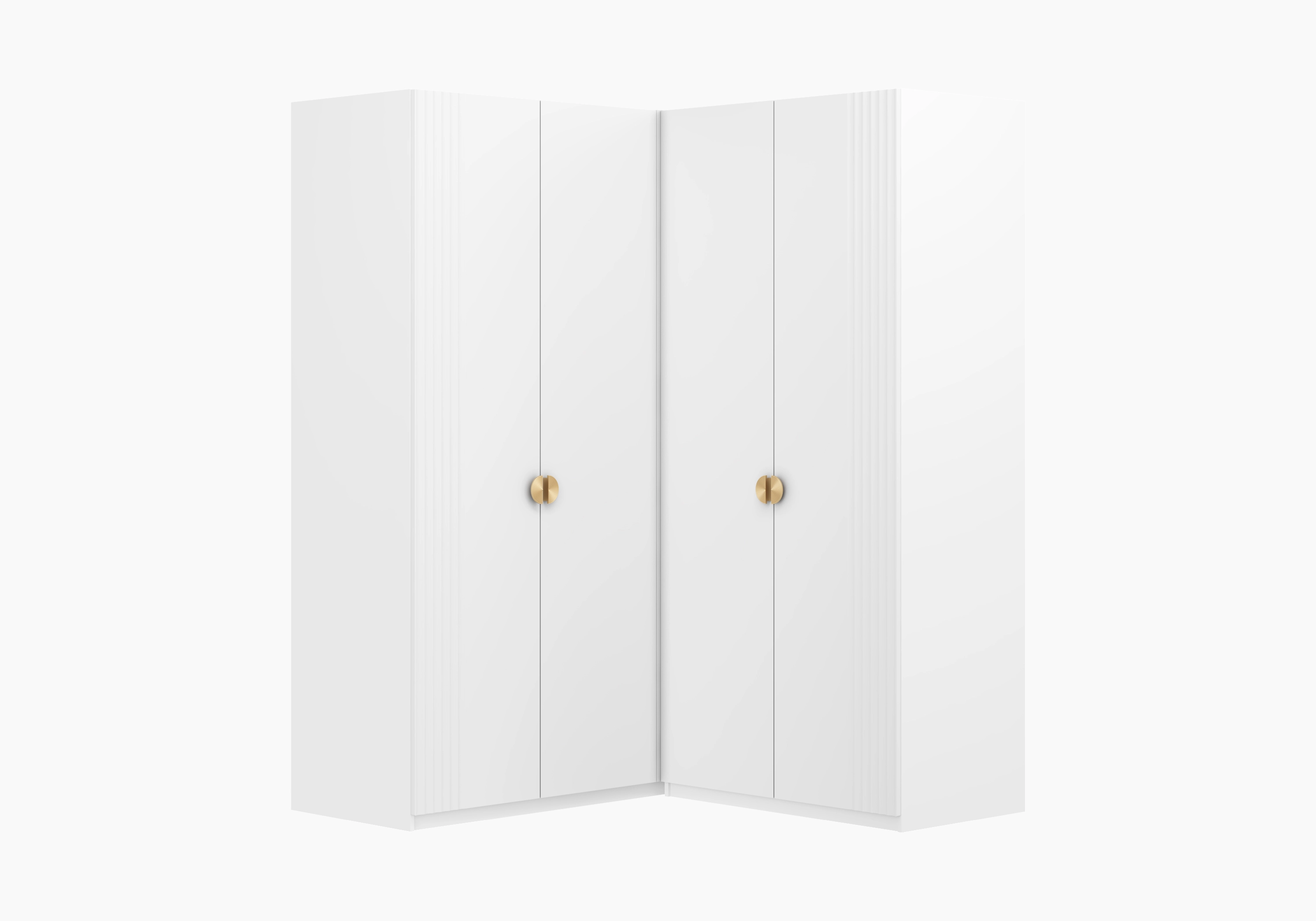 Распашной шкаф угловой Санторини-600 Лайф