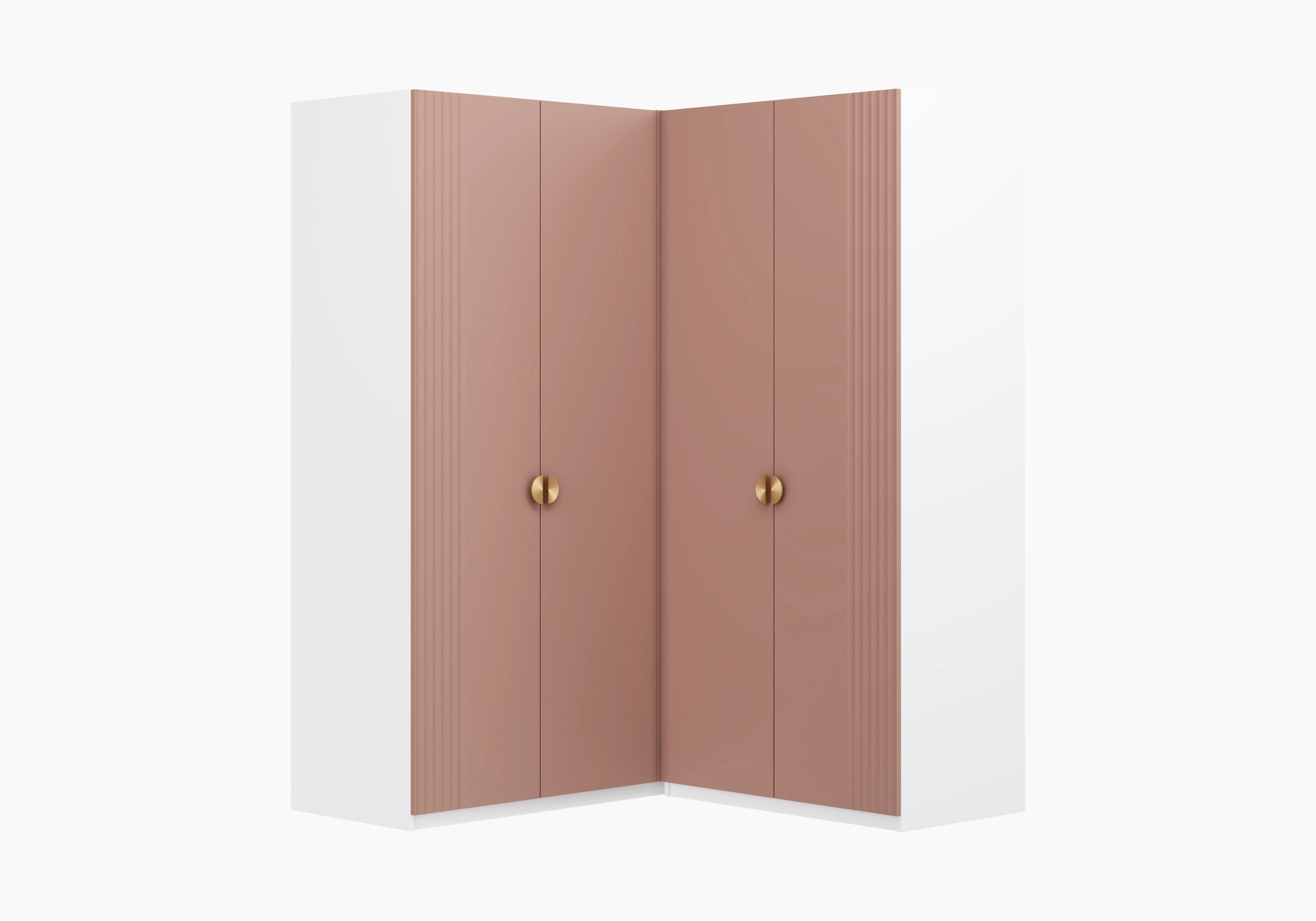 Распашной шкаф угловой Санторини-600 Лайф