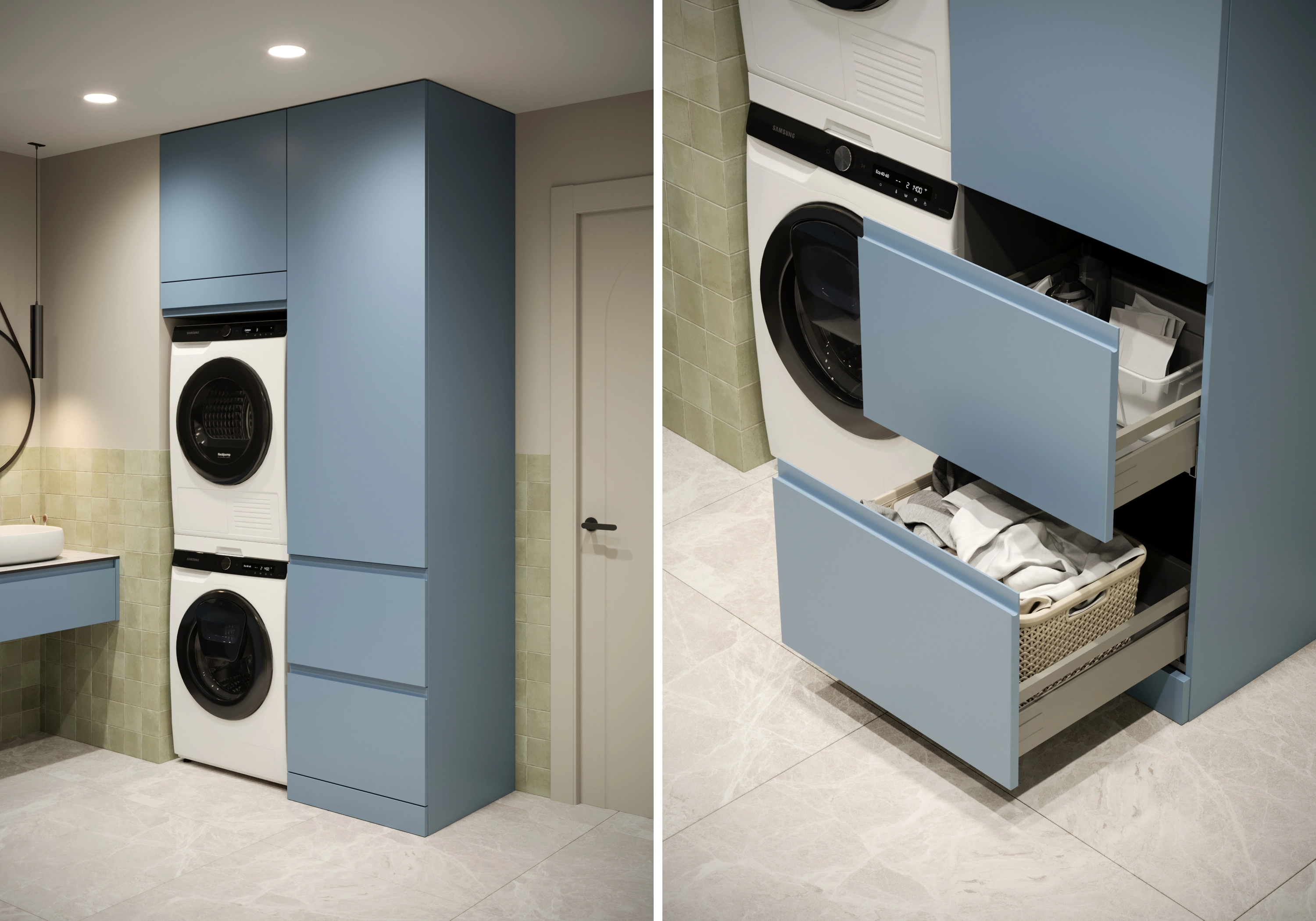 Комплект мебели в ванную комнату Пьоджа-2