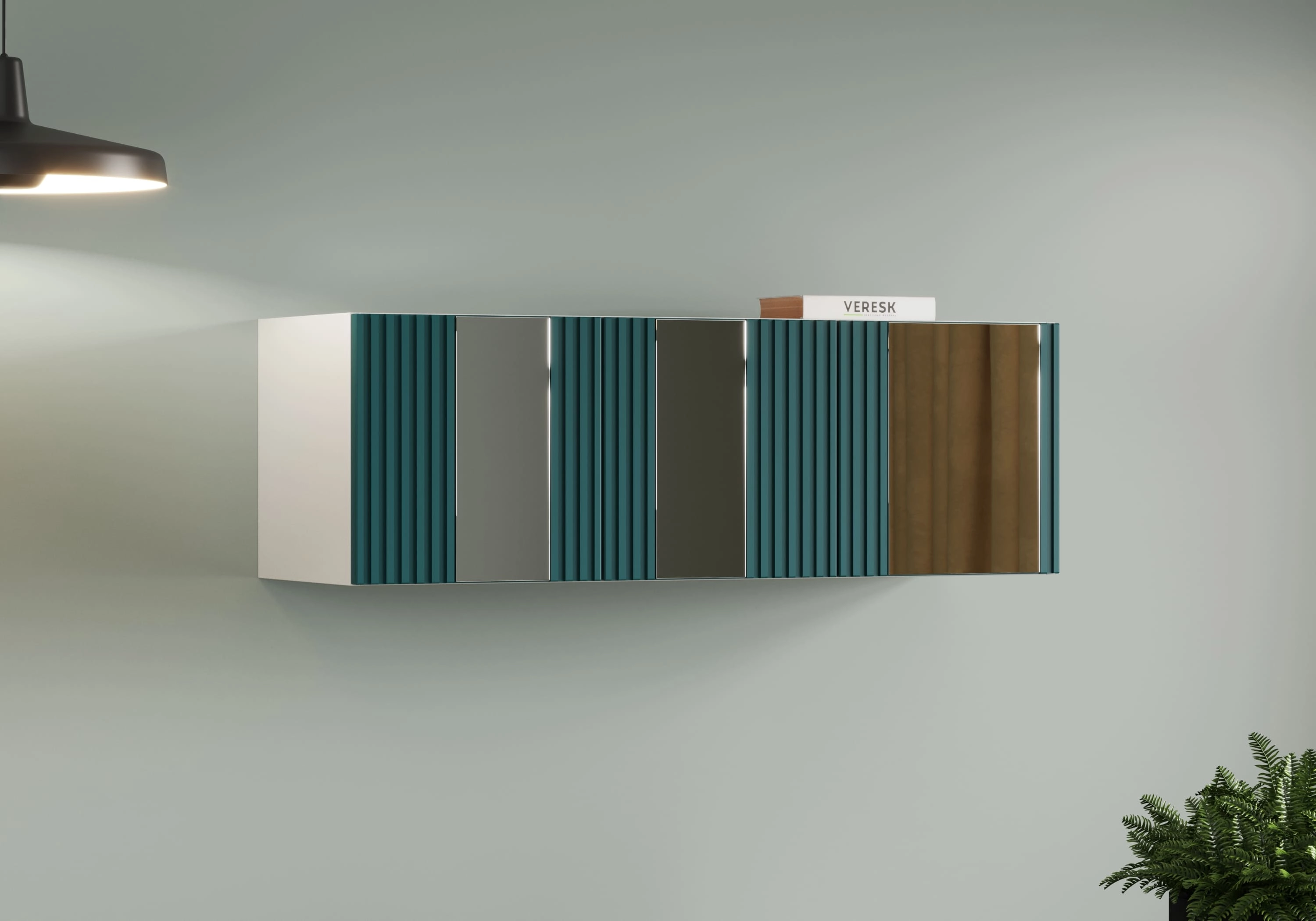 Антресоль Эйн-3 Декор 3 навесная