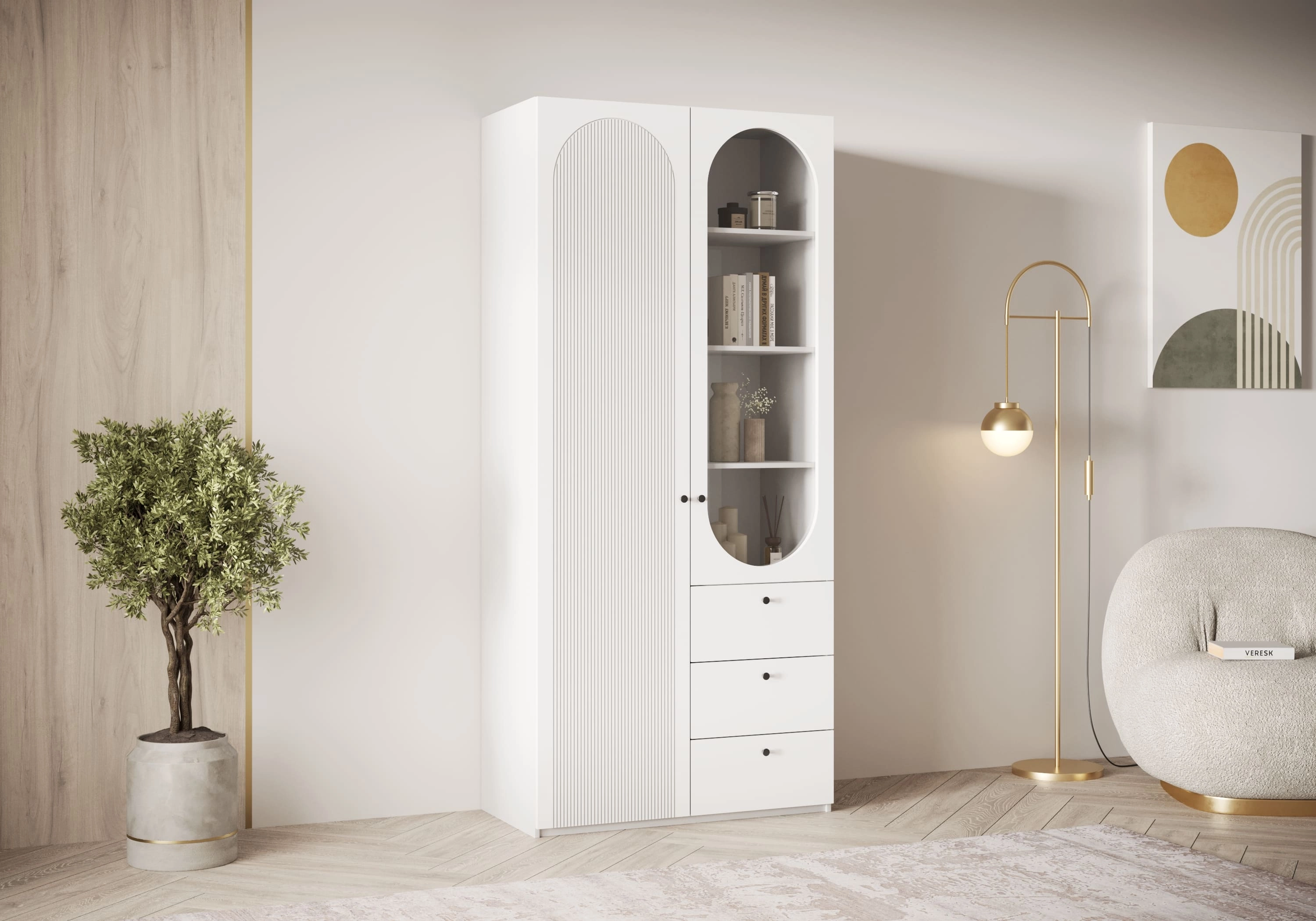 Витрина Лесама-2.3 Декор 1