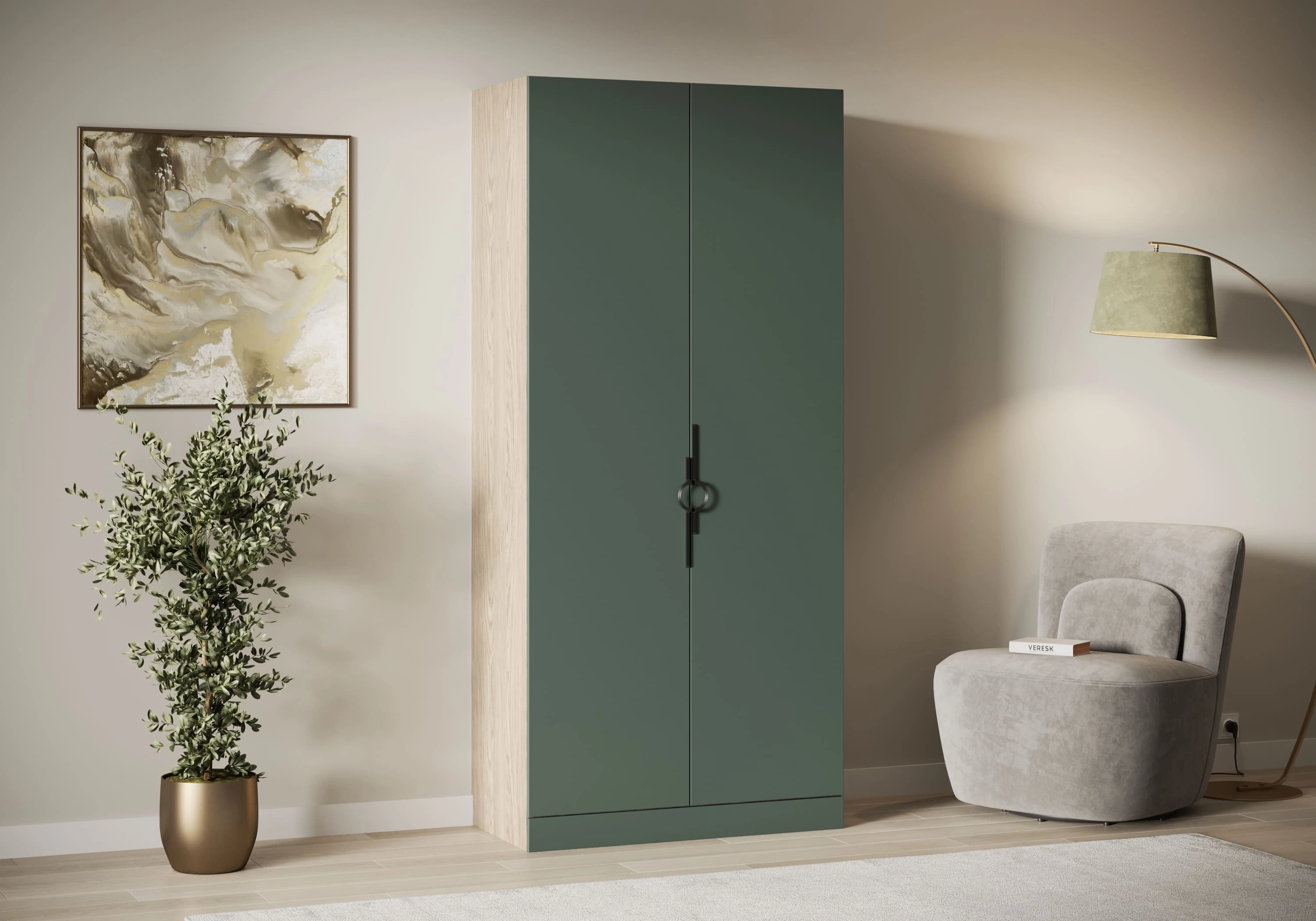 Распашной шкаф Элавия-2 Премиум