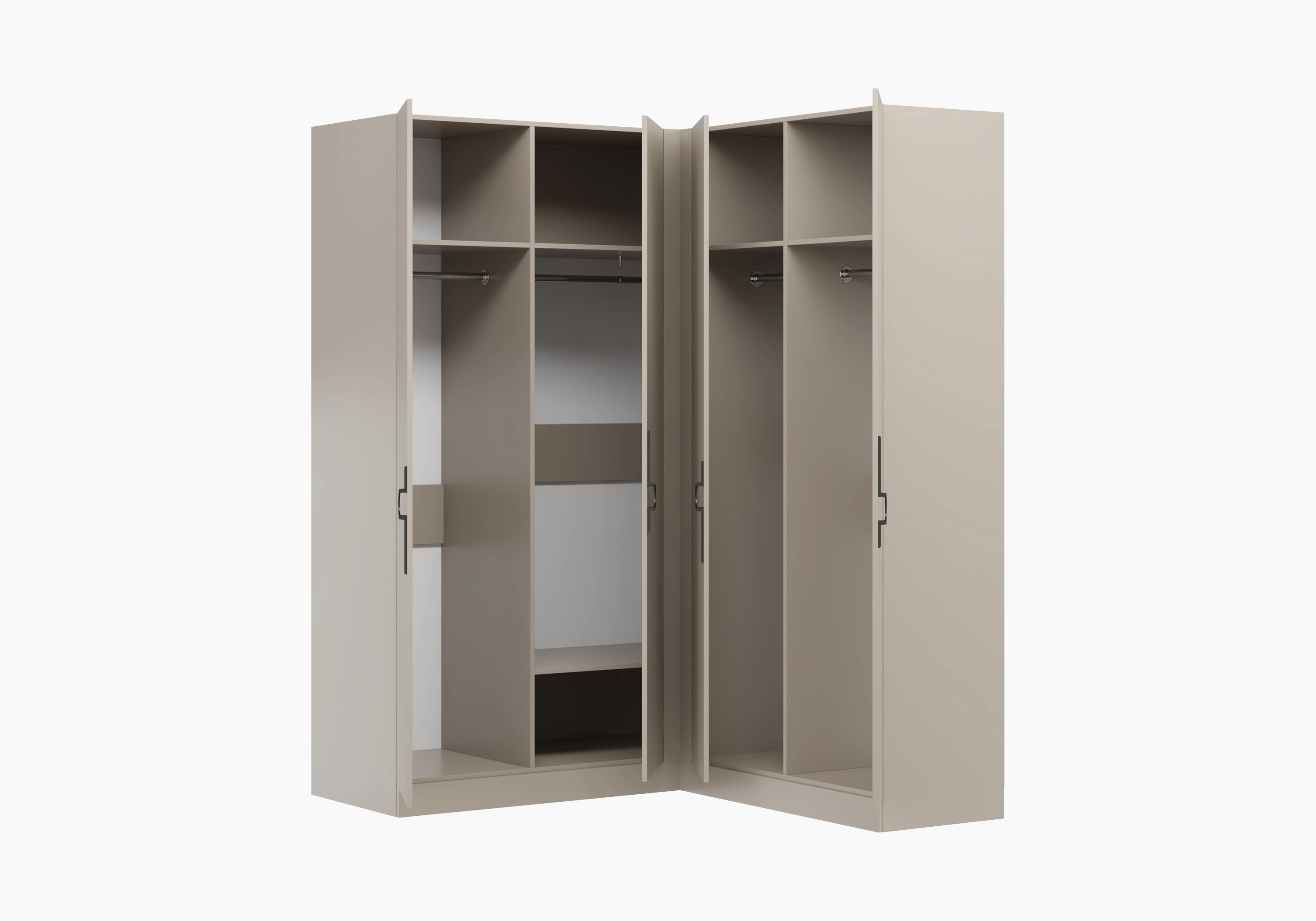 Распашной шкаф угловой Элавия-2-500