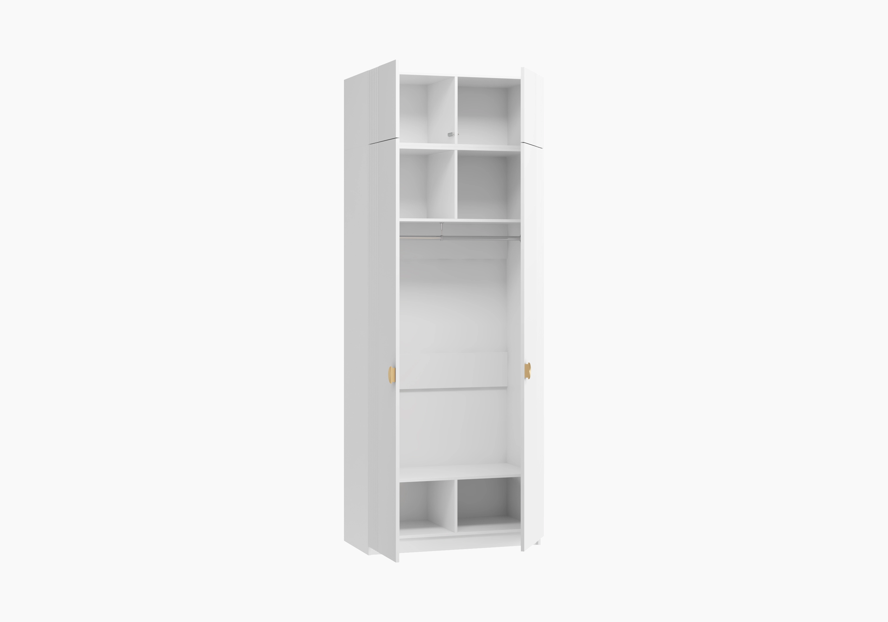 Распашной шкаф Санторини-2 Лайф с антресолью