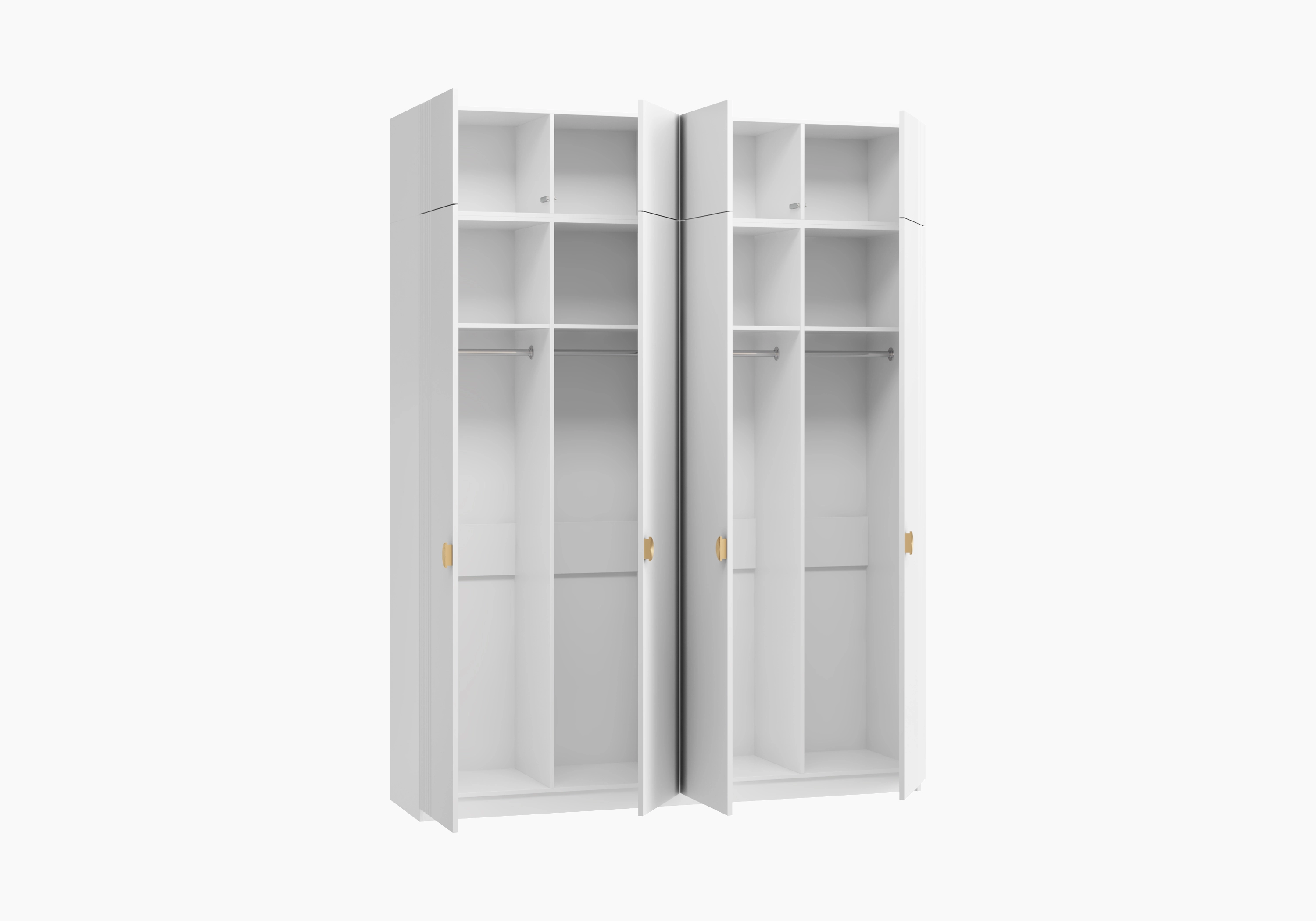 Распашной шкаф Санторини-4 Лайф с антресолью