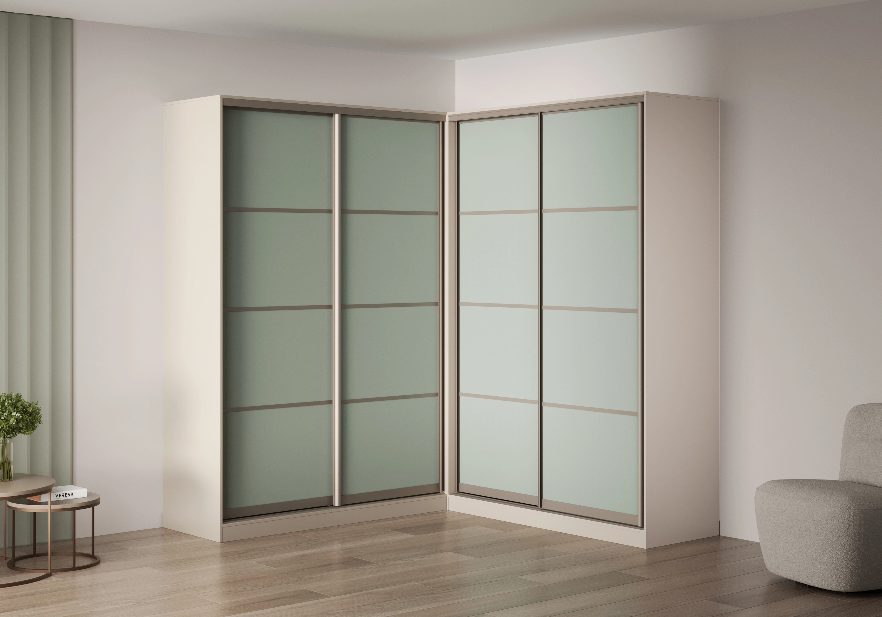 Шкаф-купе угловой Борден-6-4 2200 Премиум