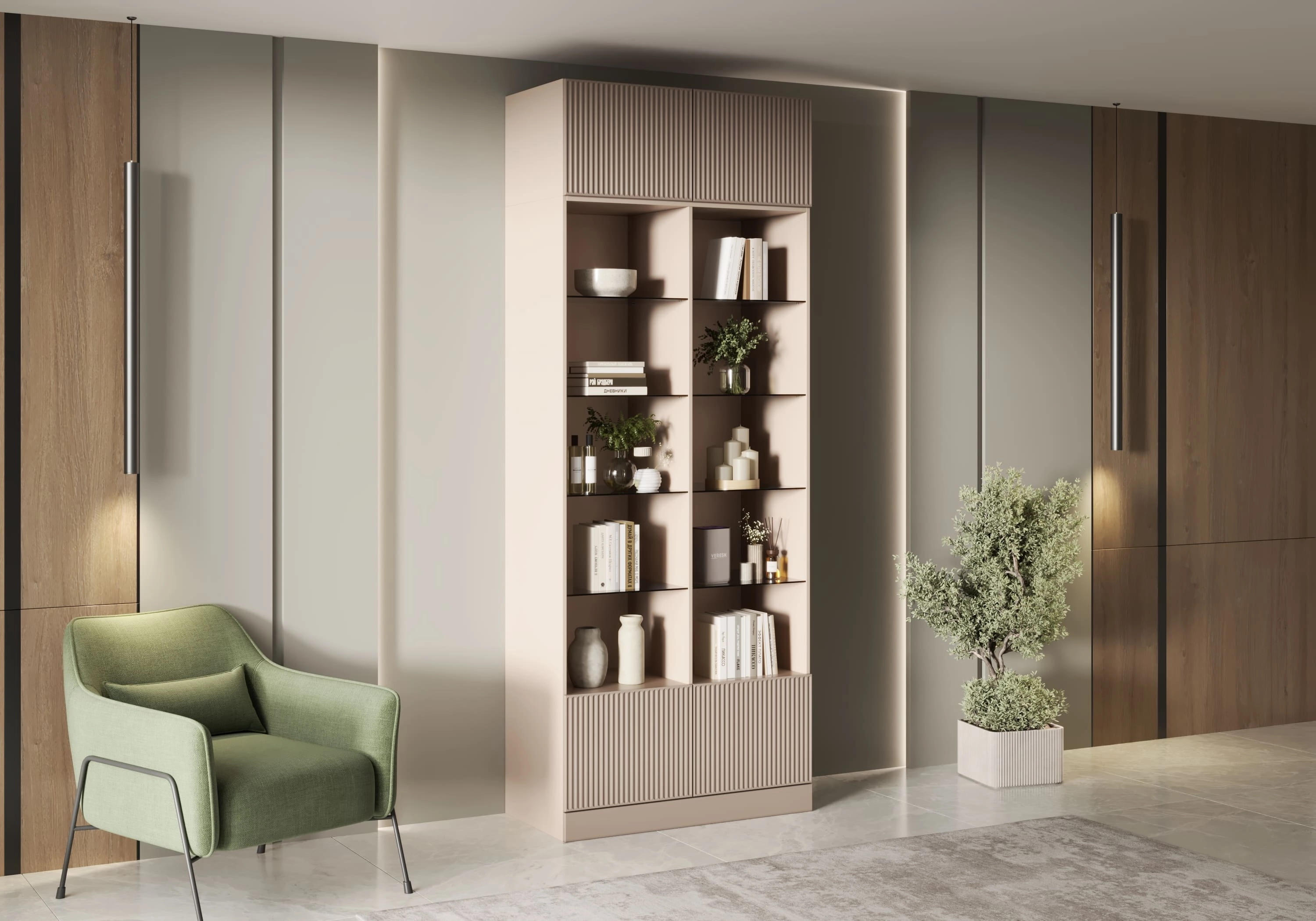 Стеллаж Дарио-2.1С с антресолью - фото №1