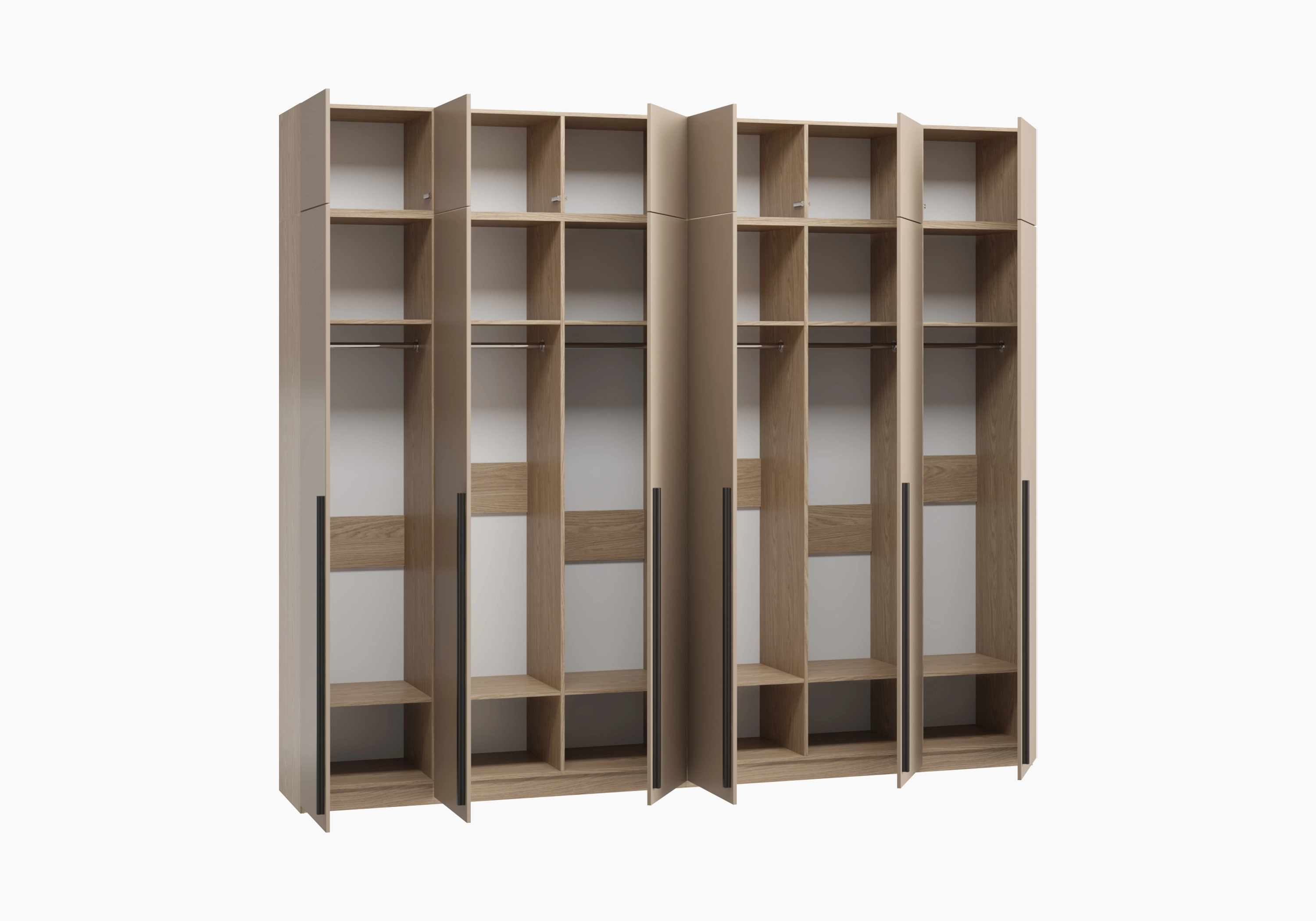 Распашной шкаф Лорэна-6.1 с антресолью