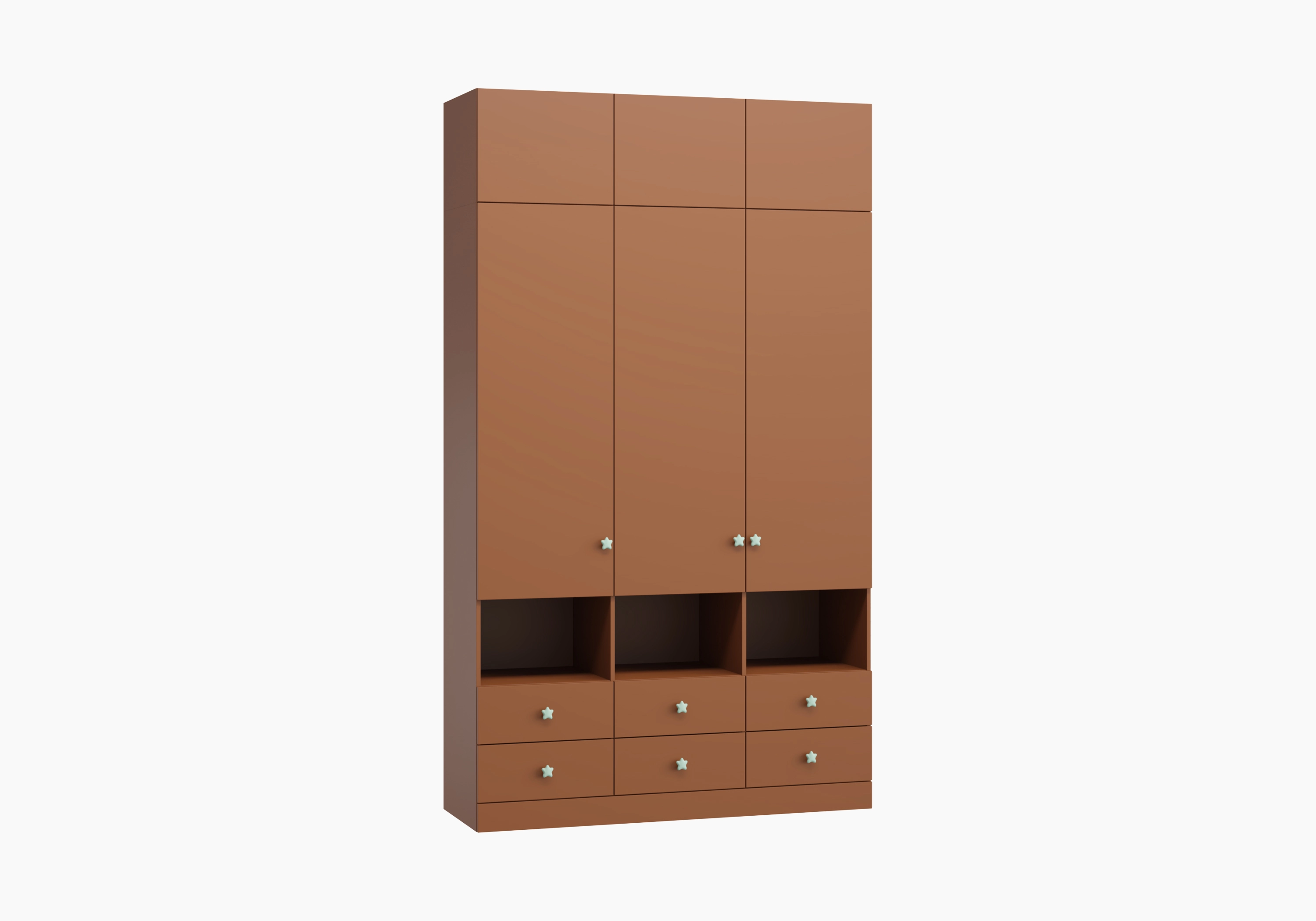 Распашной шкаф Капса-3.5 с антресолью