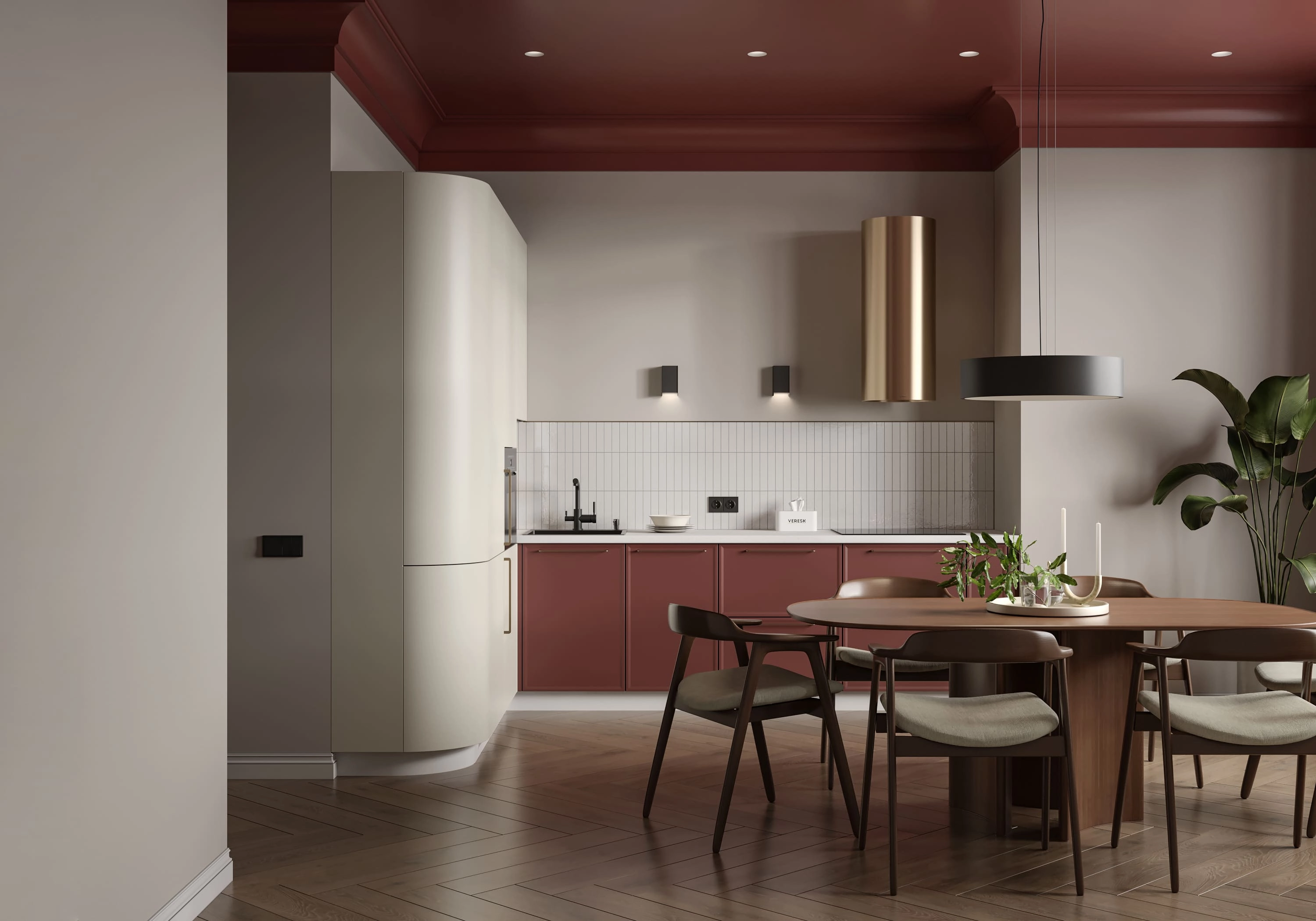 Кухонный гарнитур Лефель-1