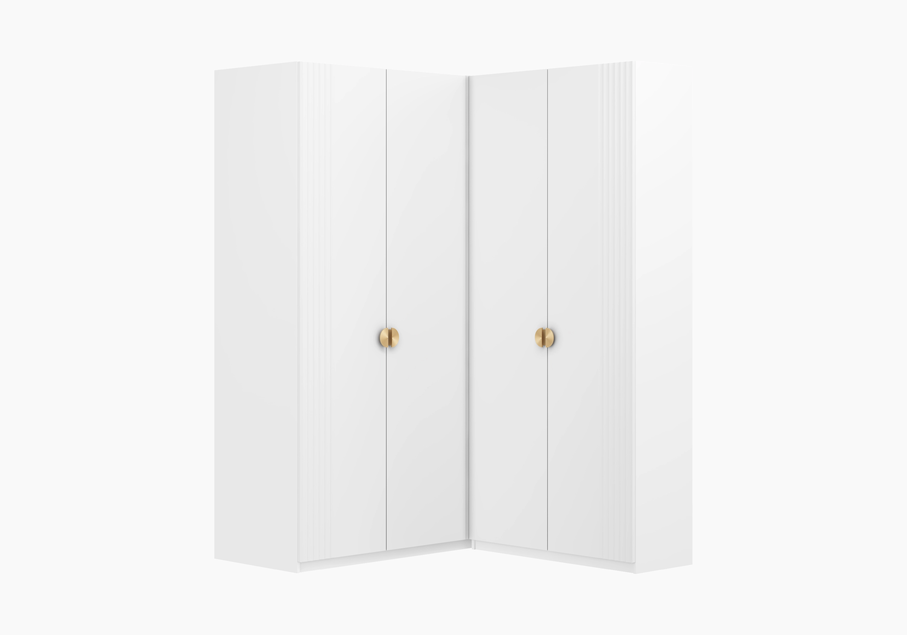 Распашной шкаф угловой Санторини-400 Лайф