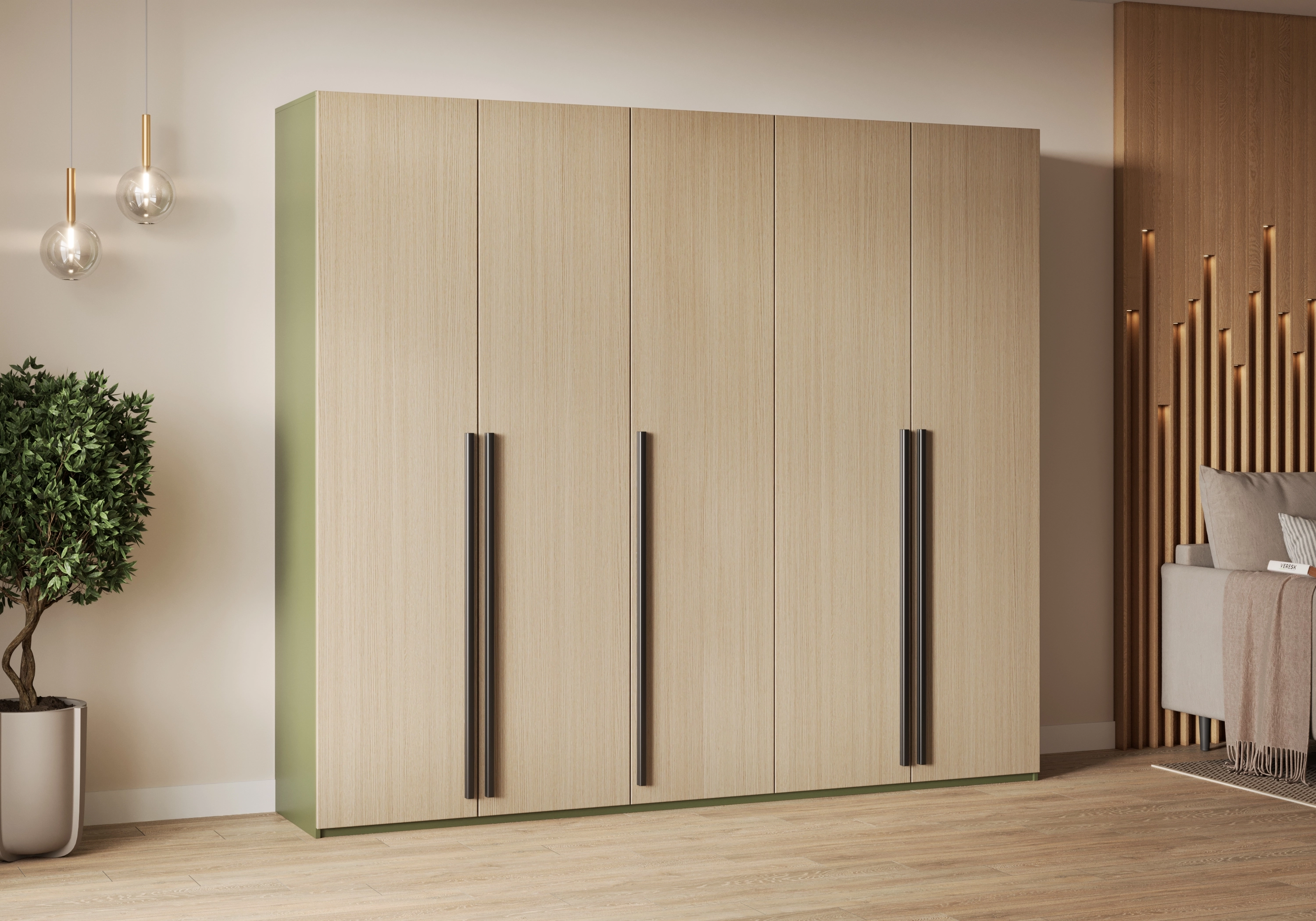 Распашной шкаф Лорэна-5.2 Премиум