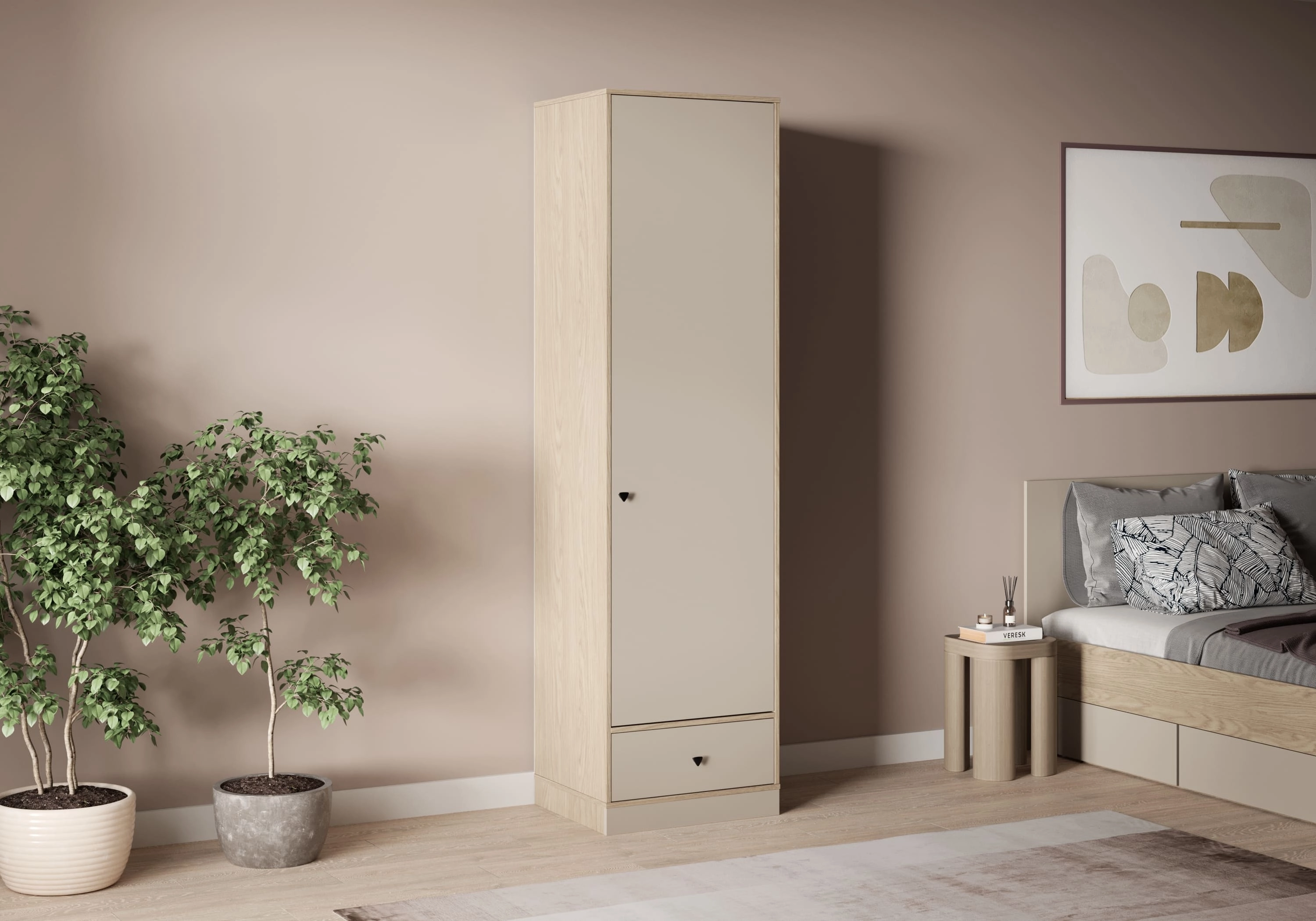 Распашной шкаф Виггинс-1.1