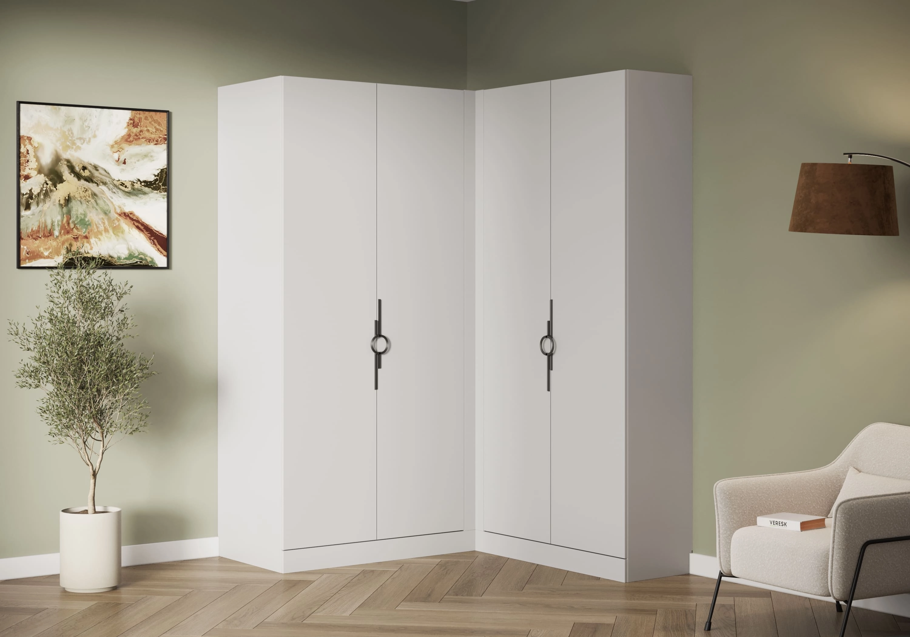 Угловой шкаф Элавия-2-400