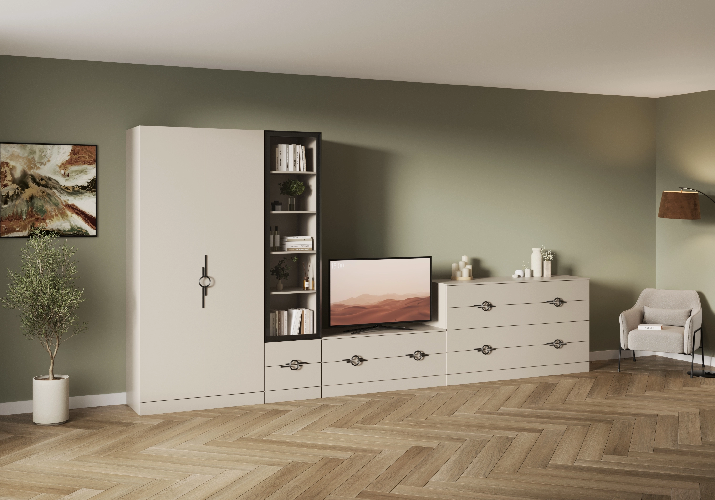 Модульная стенка Элавия-7