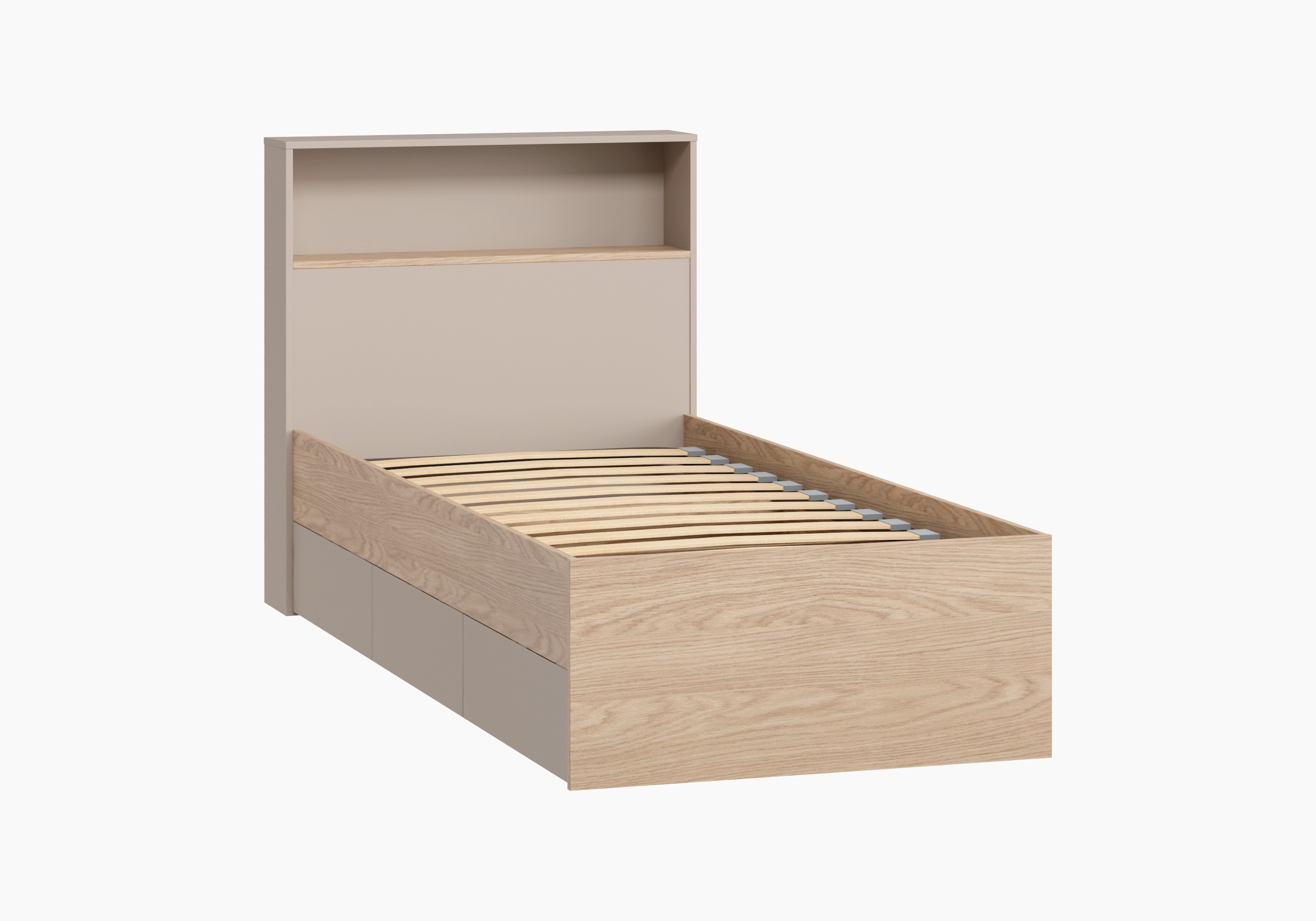 Двуспальная кровать Виггинс-2 6 ящиков