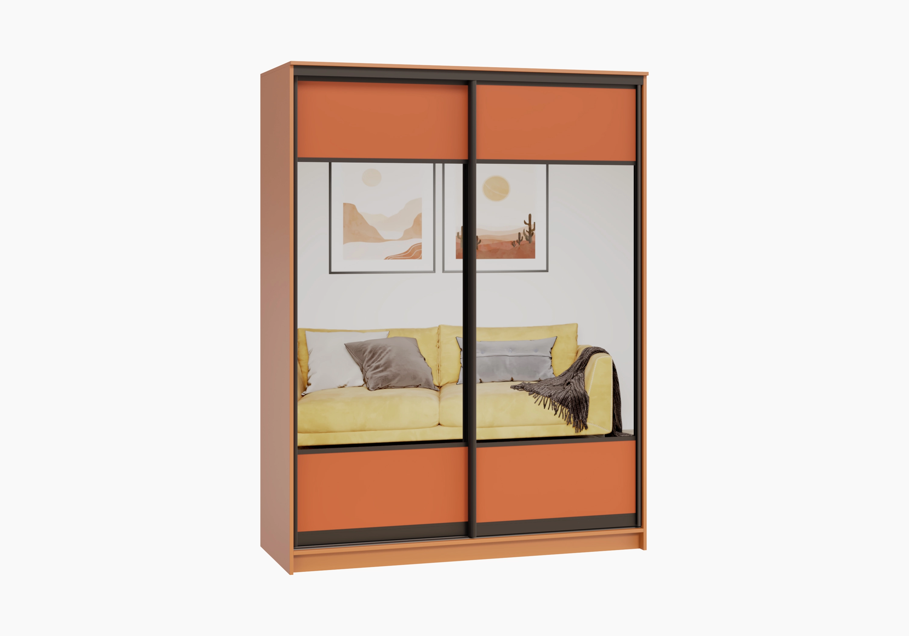 Шкаф-купе Борден-2-1 Премиум