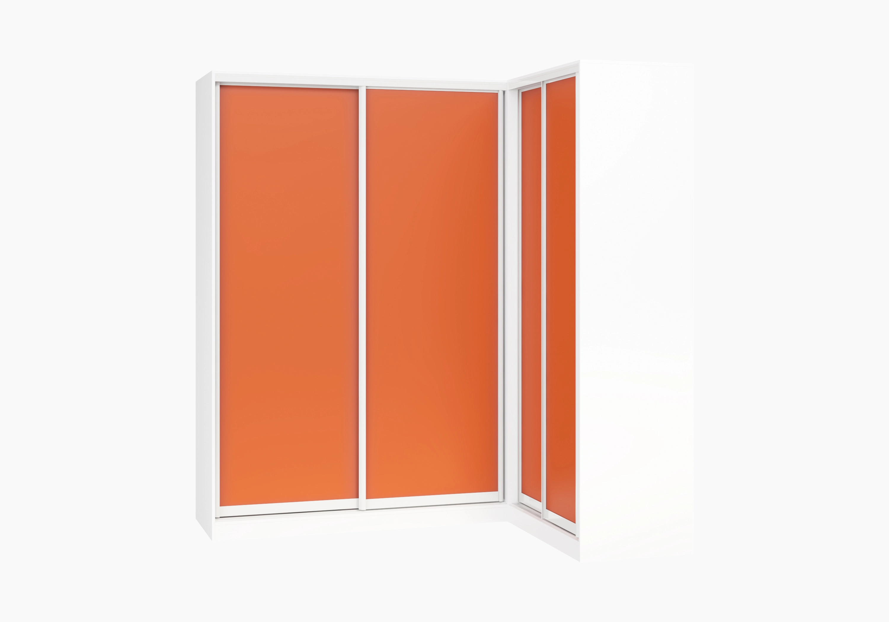 Шкаф-купе угловой Борден-6-6 1600 Премиум