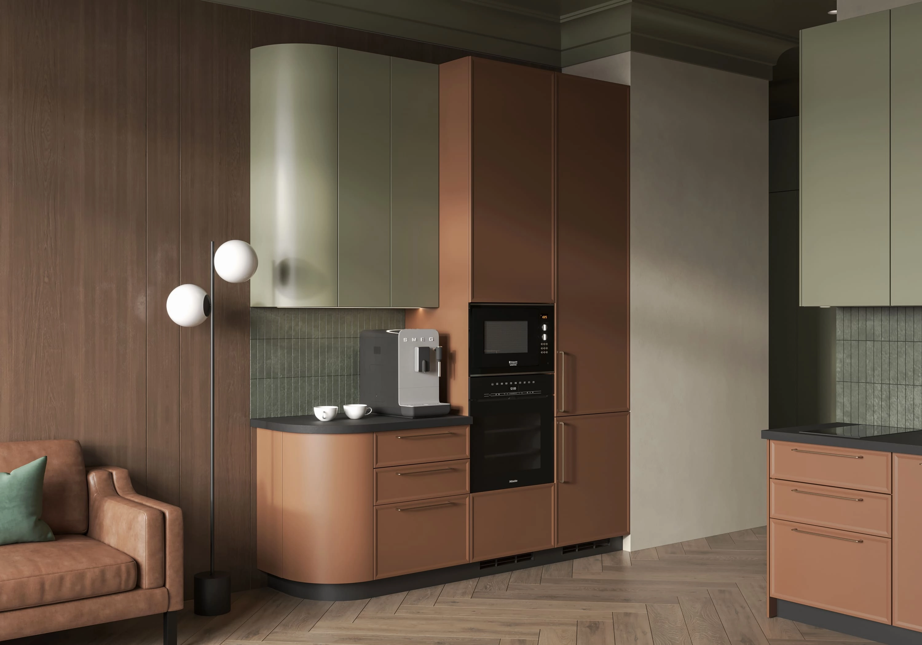 Кухонный гарнитур Лефель-5