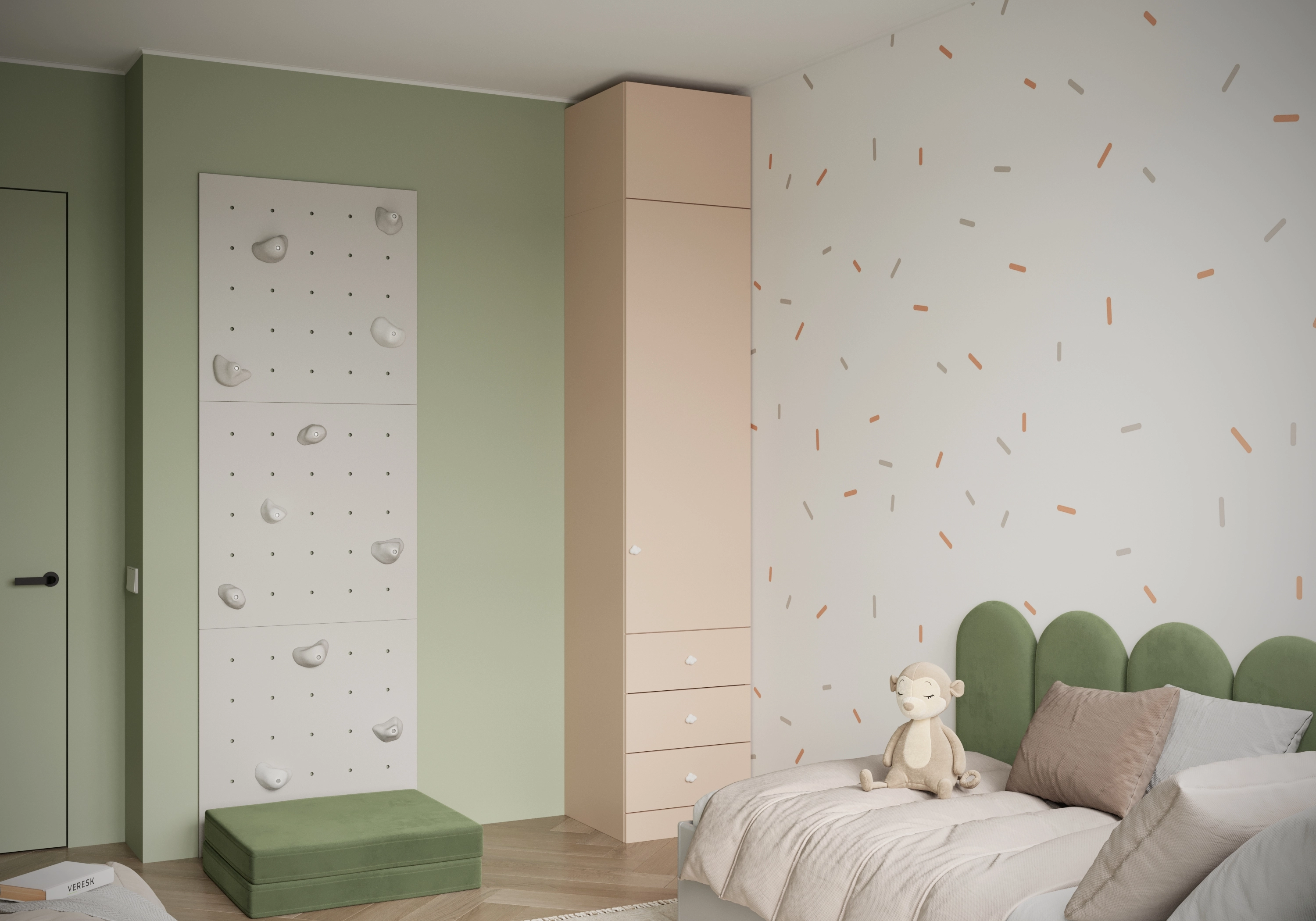 Распашной шкаф Капса-1.3 с антресолью