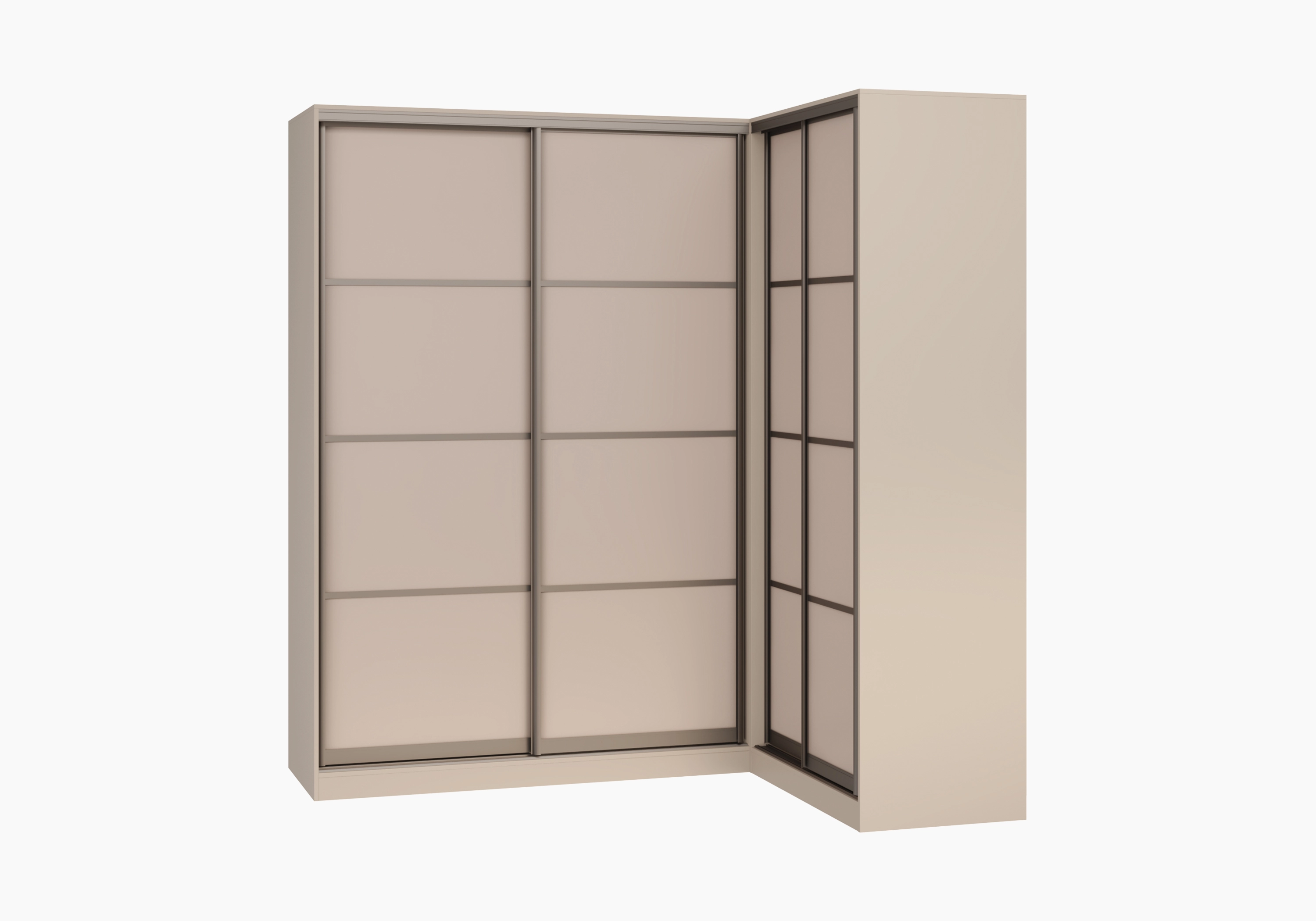 Шкаф-купе угловой Борден-6-4 1600 Премиум