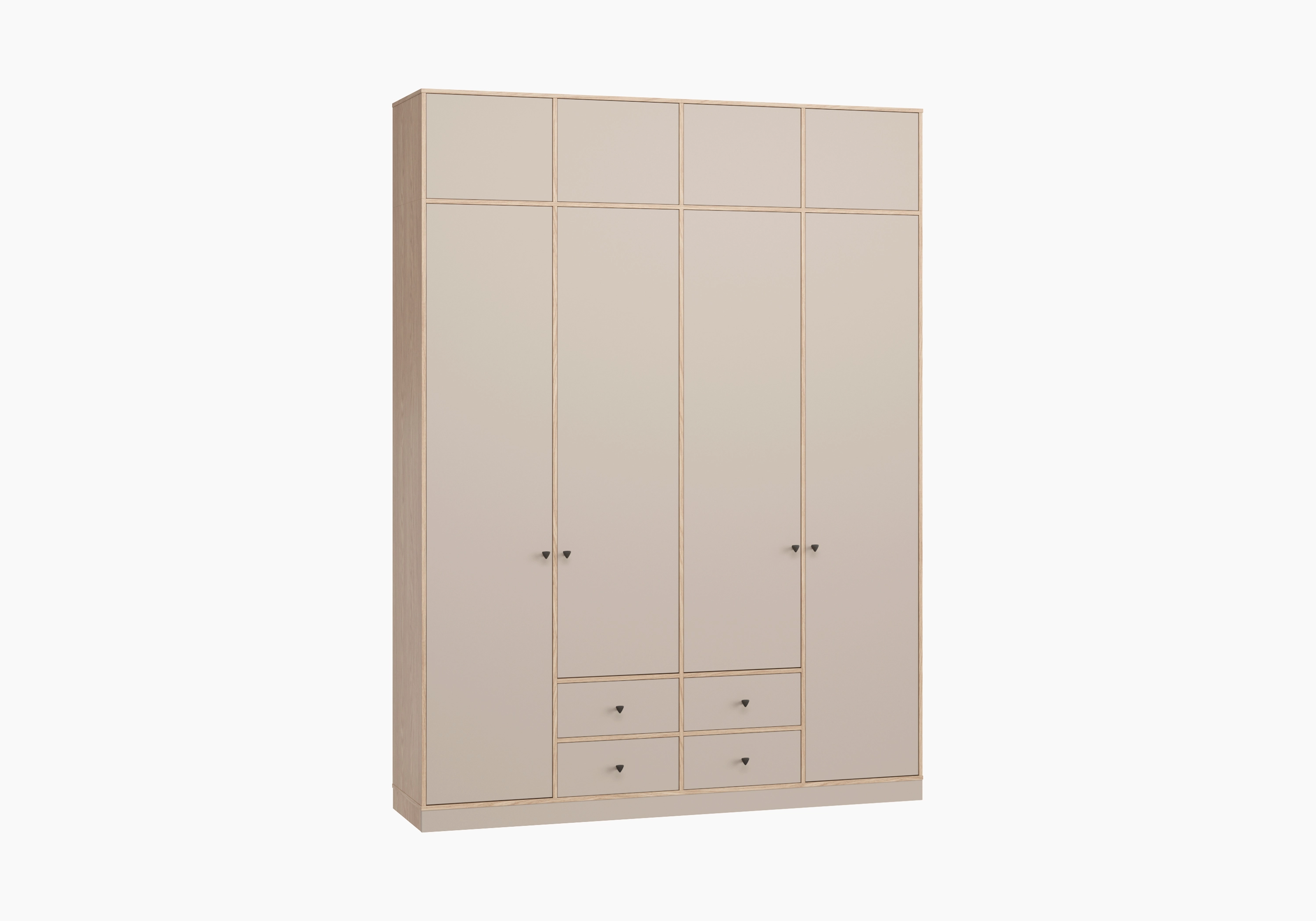 Распашной шкаф Виггинс-4.4 с антресолью