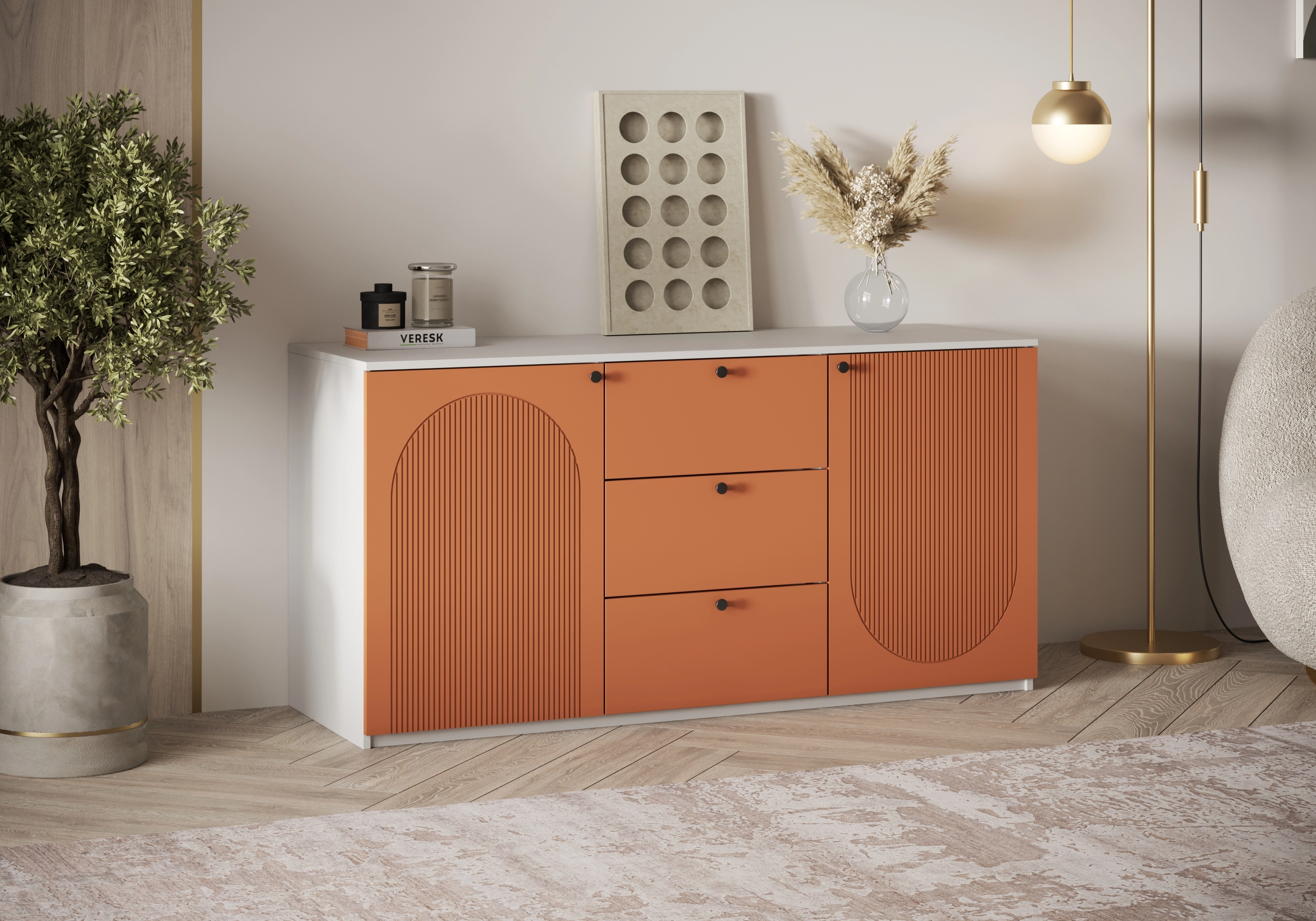 Комод Лесама-2.3 Декор 1 Тип 1