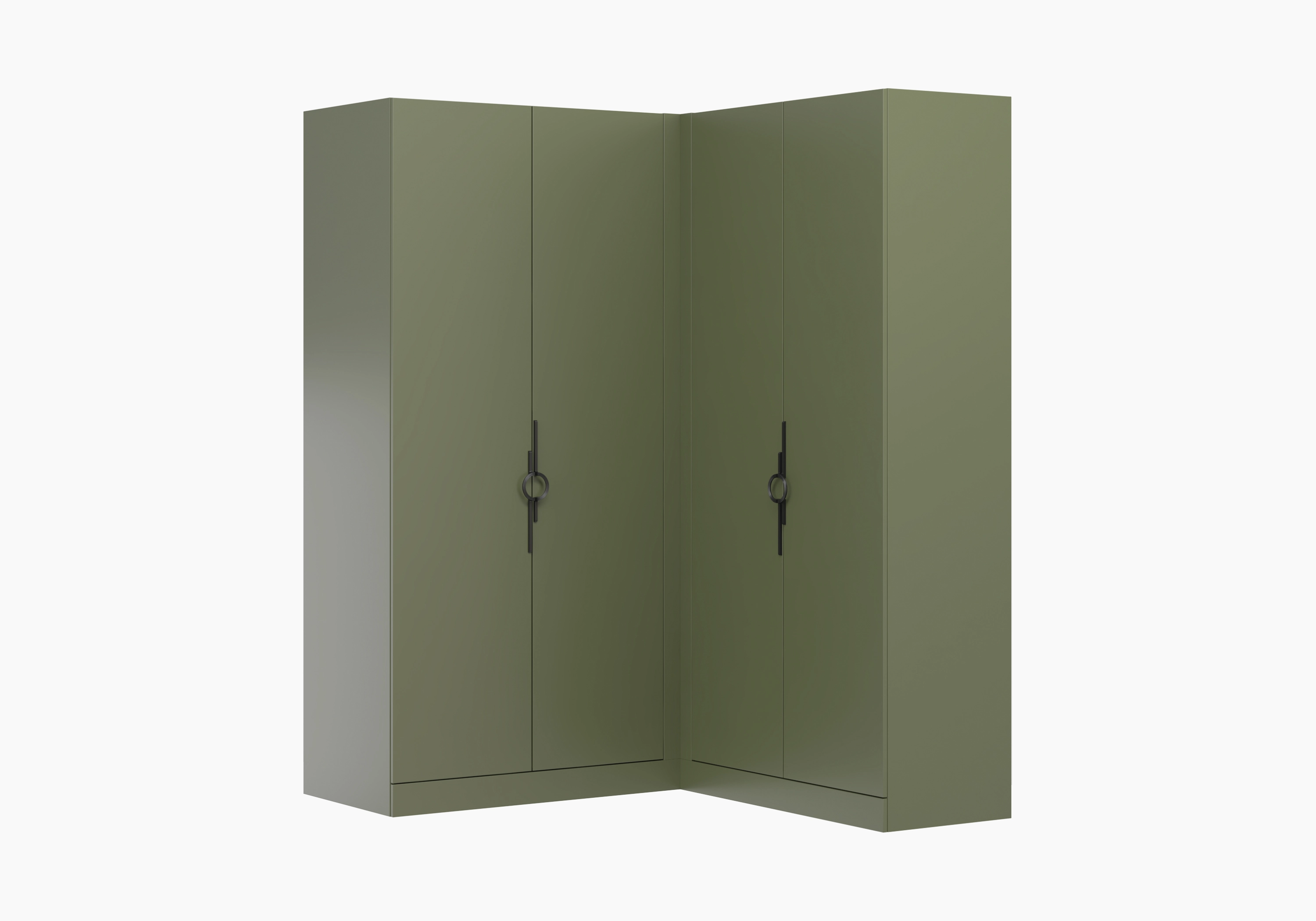 Распашной шкаф угловой Элавия-2-500