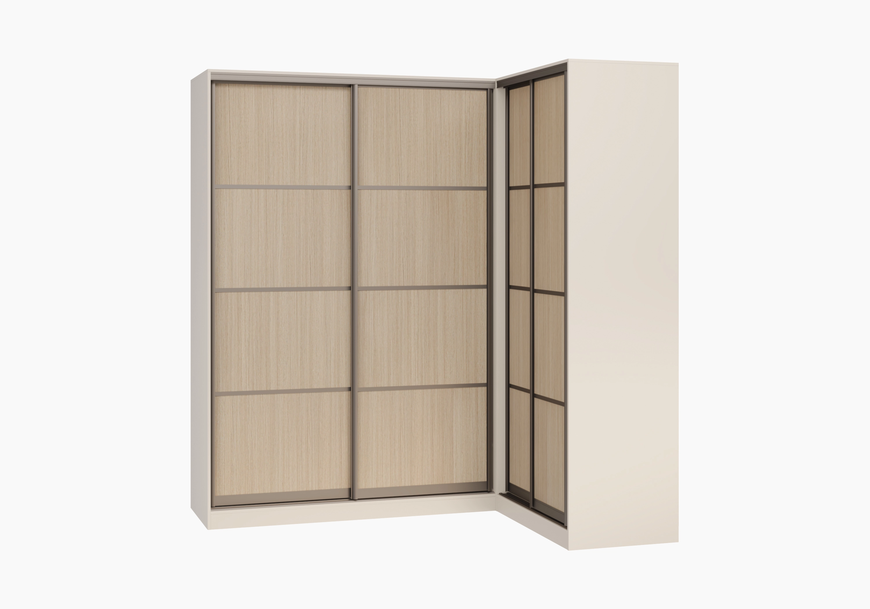 Шкаф-купе угловой Борден-6-4 1600 Премиум