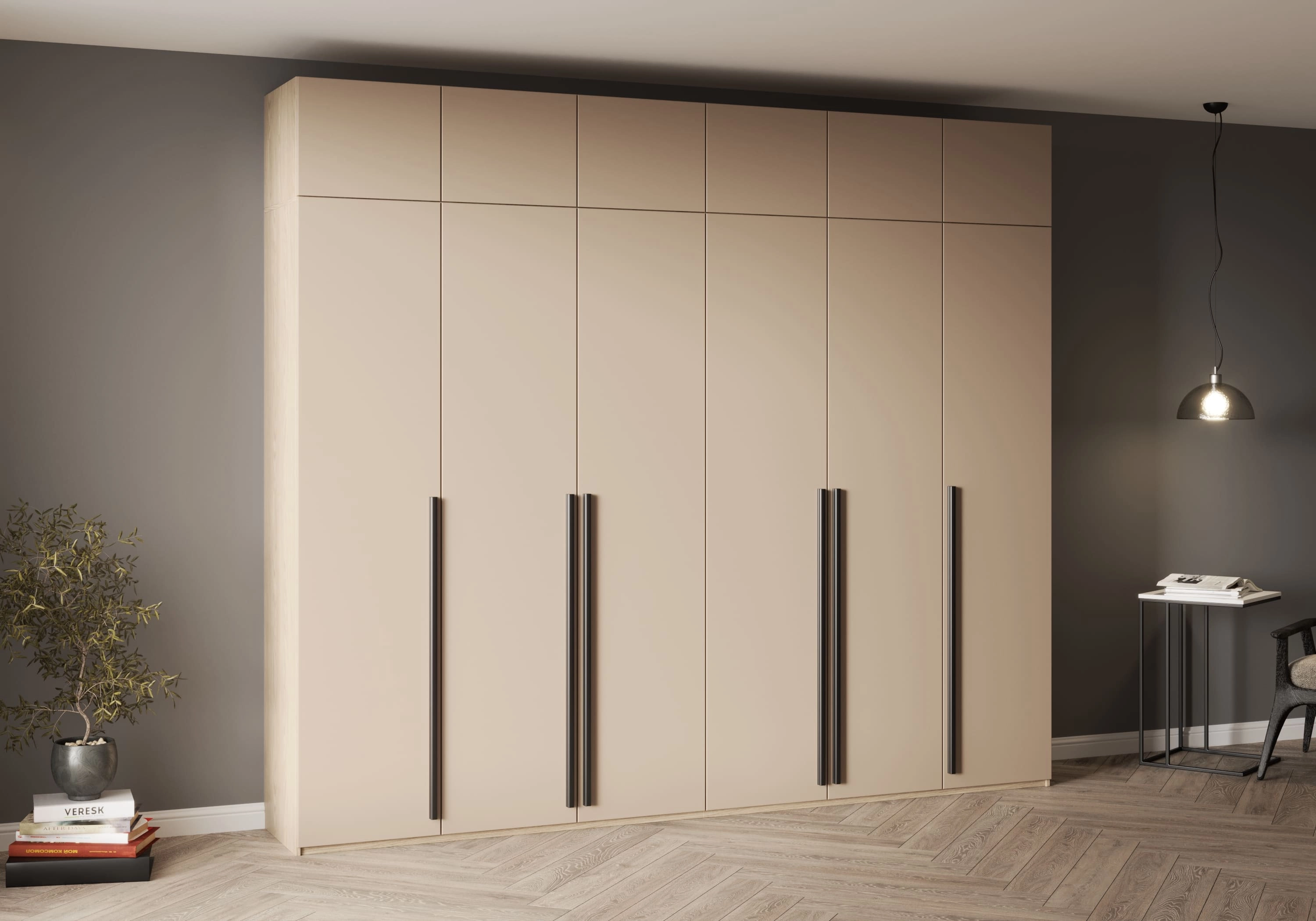 Распашной шкаф Лорэна-6.1 с антресолью