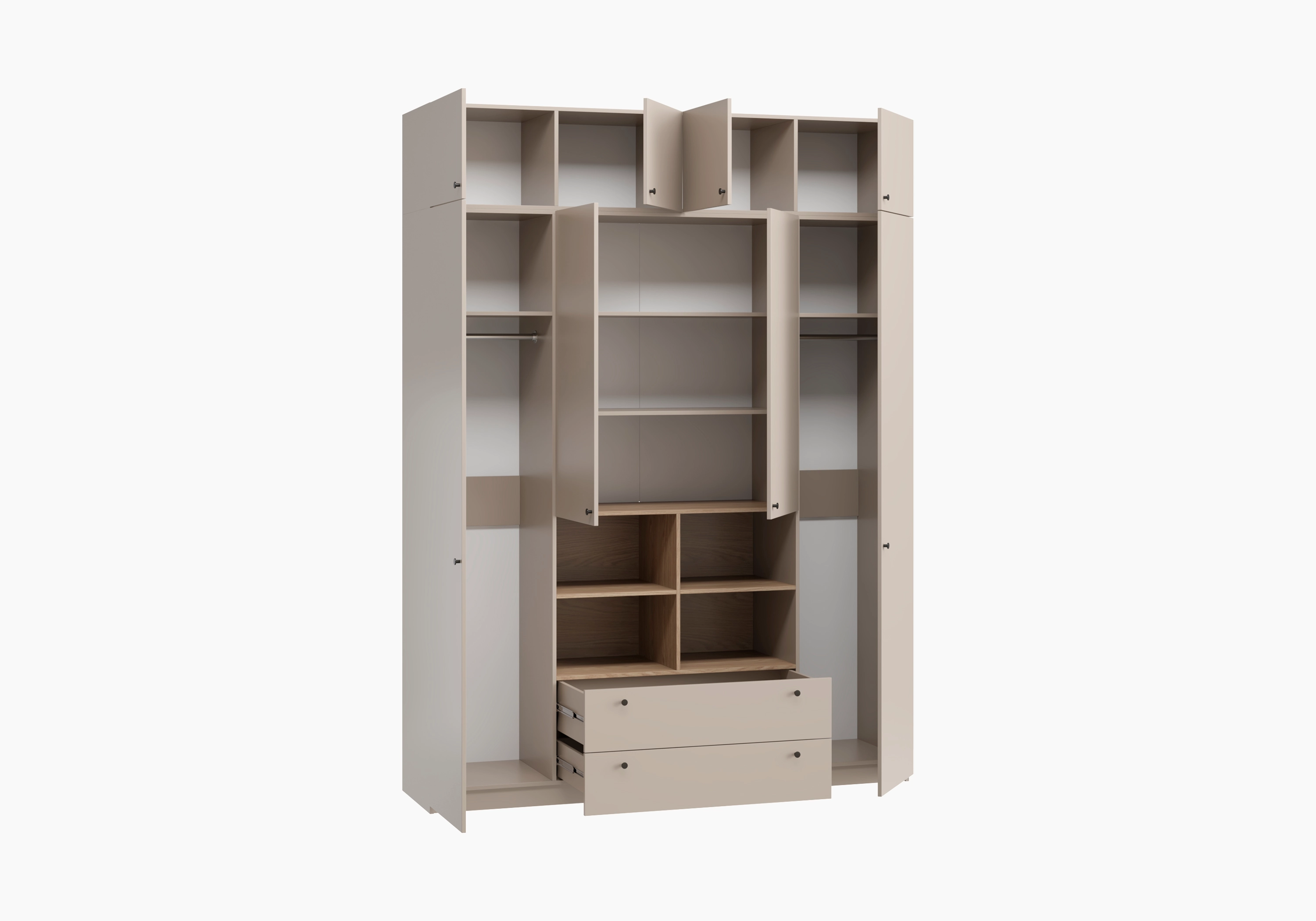 Распашной шкаф Моццо-4 с антресолью