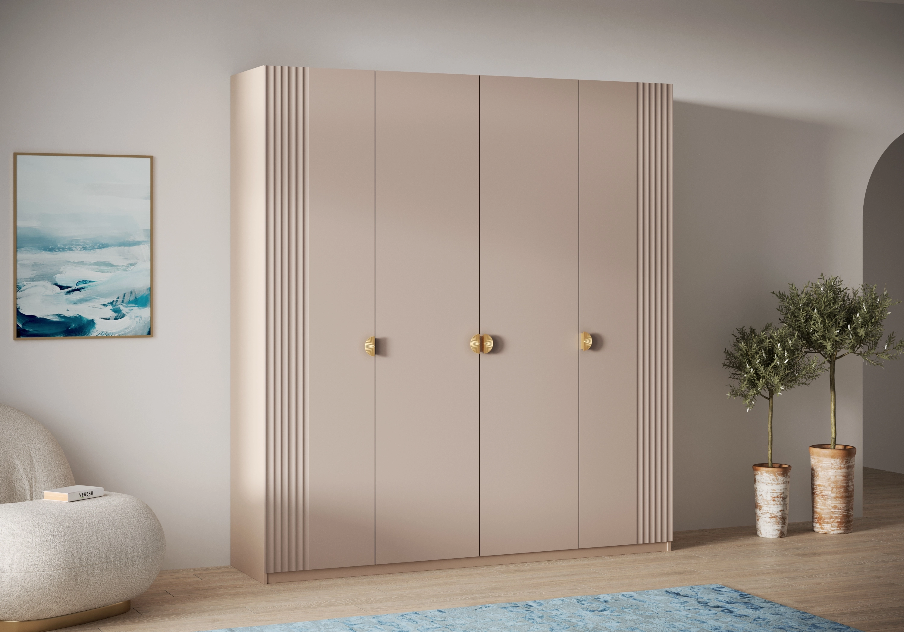 Шкаф распашной Санторини-4.1 Лайф