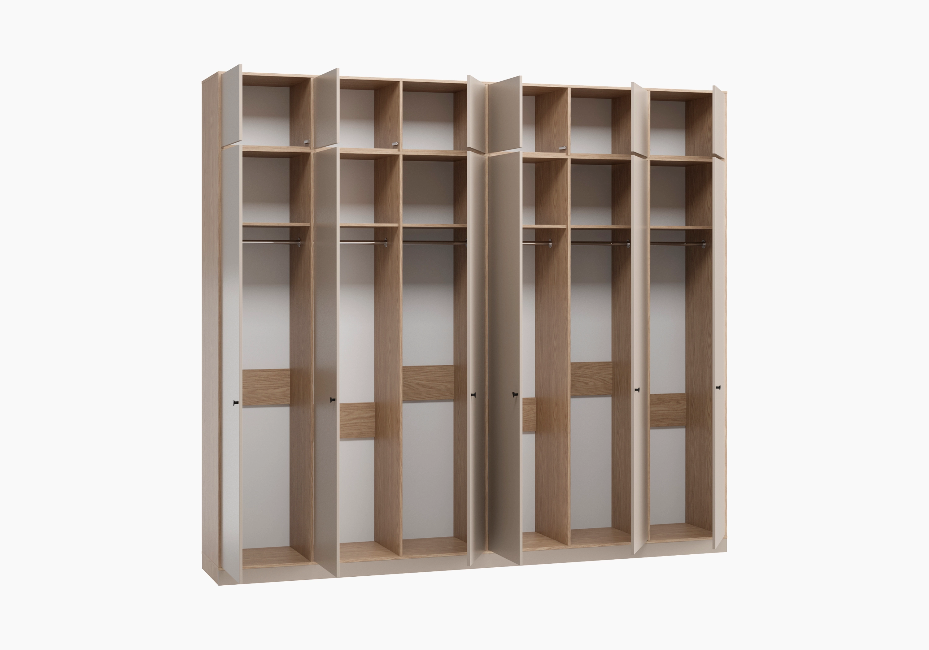 Распашной шкаф Виггинс-6 с антресолью